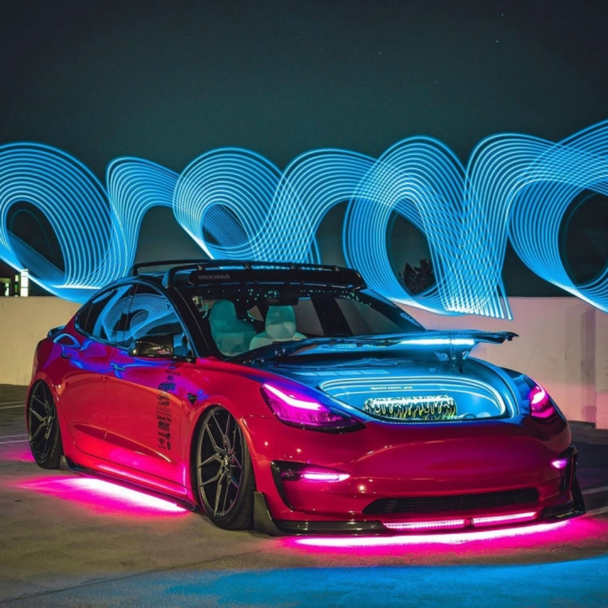 Tesla Model 3 Multicolor DRL Boards (2017-2021) – Custom Multicolor LED Lighting by RGB Halo Kits