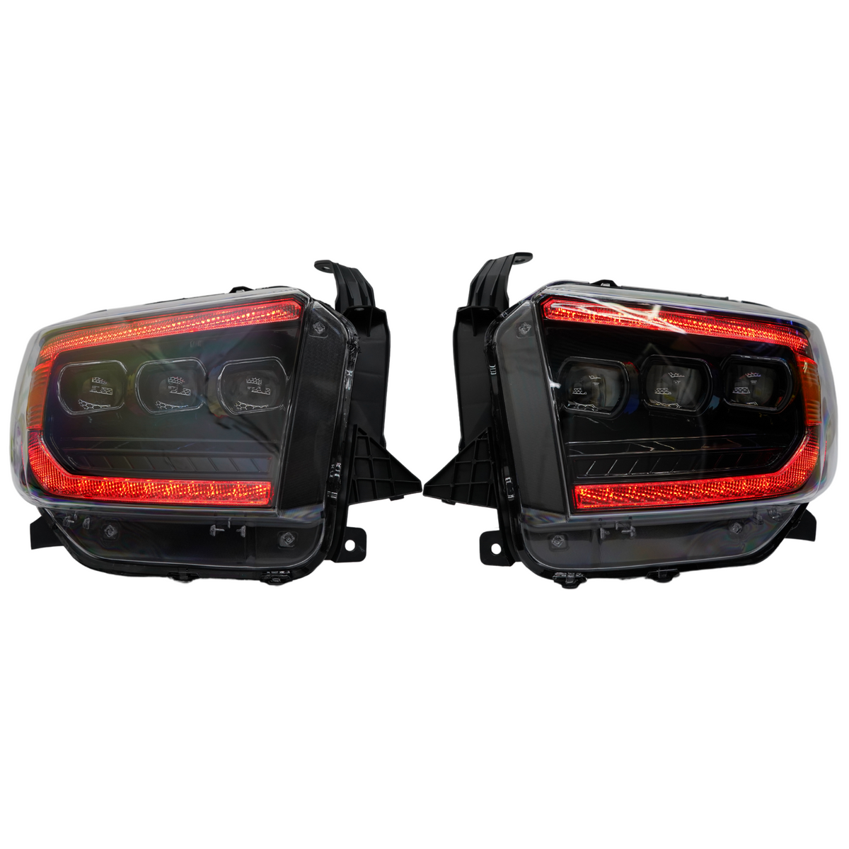 Toyota Tundra: Multicolor Flow Series Headlights (2014-2021) | XB Morimoto – Custom Multicolor LED Lighting by RGB Halo Kits