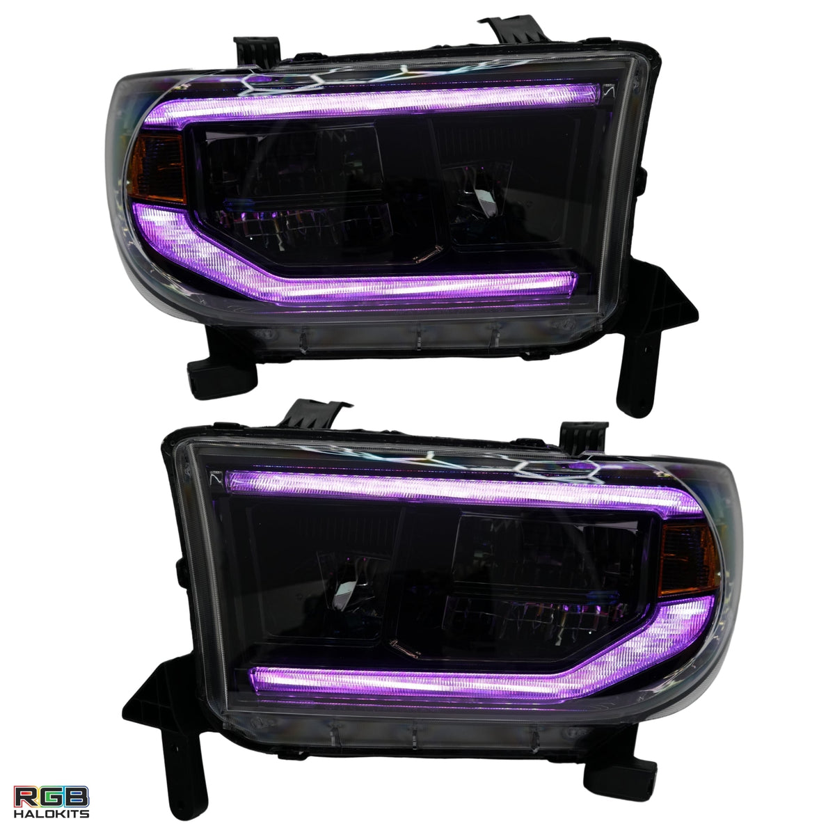Toyota Tundra / Sequoia: Multicolor Flow Series Headlights (2007-2013) | XB Morimoto – Custom Multicolor LED Lighting by RGB Halo Kits