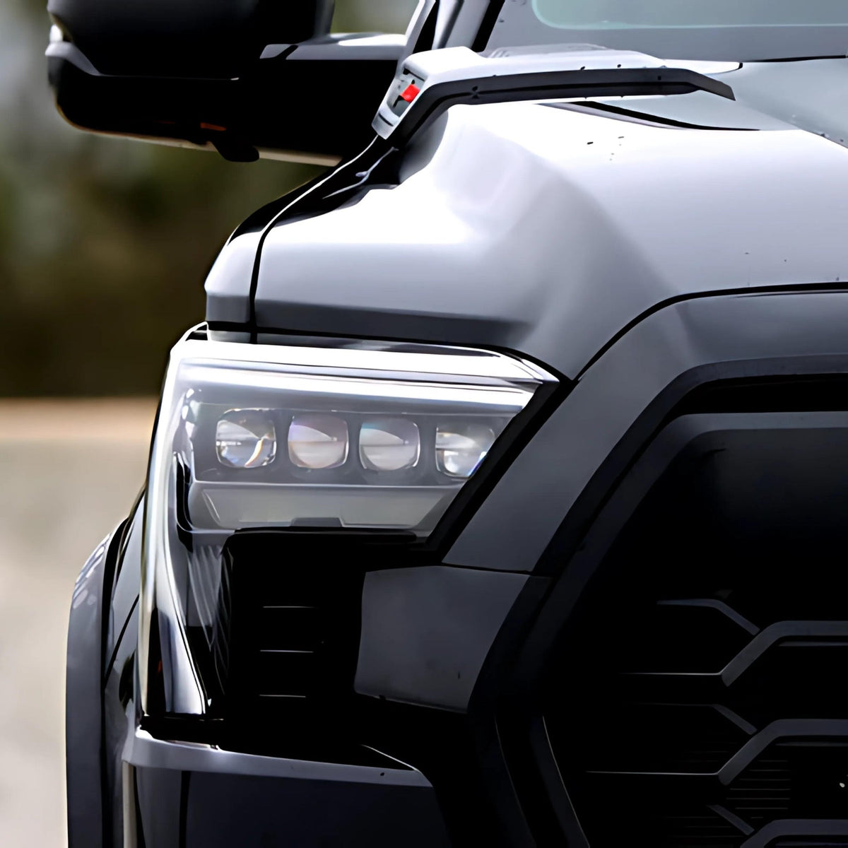 Toyota Tundra/Sequoia: Multicolor Flow Series Alphablack Headlights (2022-2025) | Alpharex – Custom Multicolor LED Lighting by RGB Halo Kits