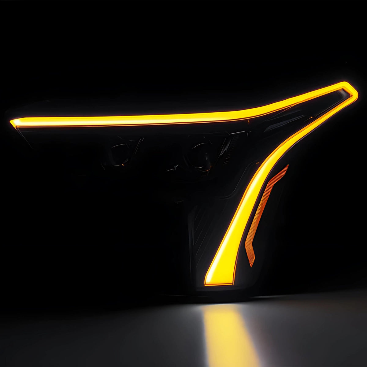 Toyota Tundra/Sequoia: Multicolor Flow Series Alphablack Headlights (2022-2025) | Alpharex – Custom Multicolor LED Lighting by RGB Halo Kits