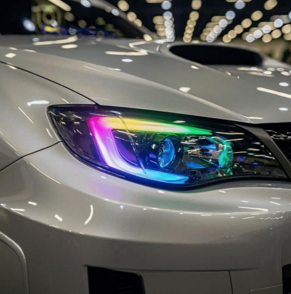 Universal Side Emitting Flexible DRL Diffused Strips | Multicolor – Custom Multicolor LED Lighting by RGB Halo Kits