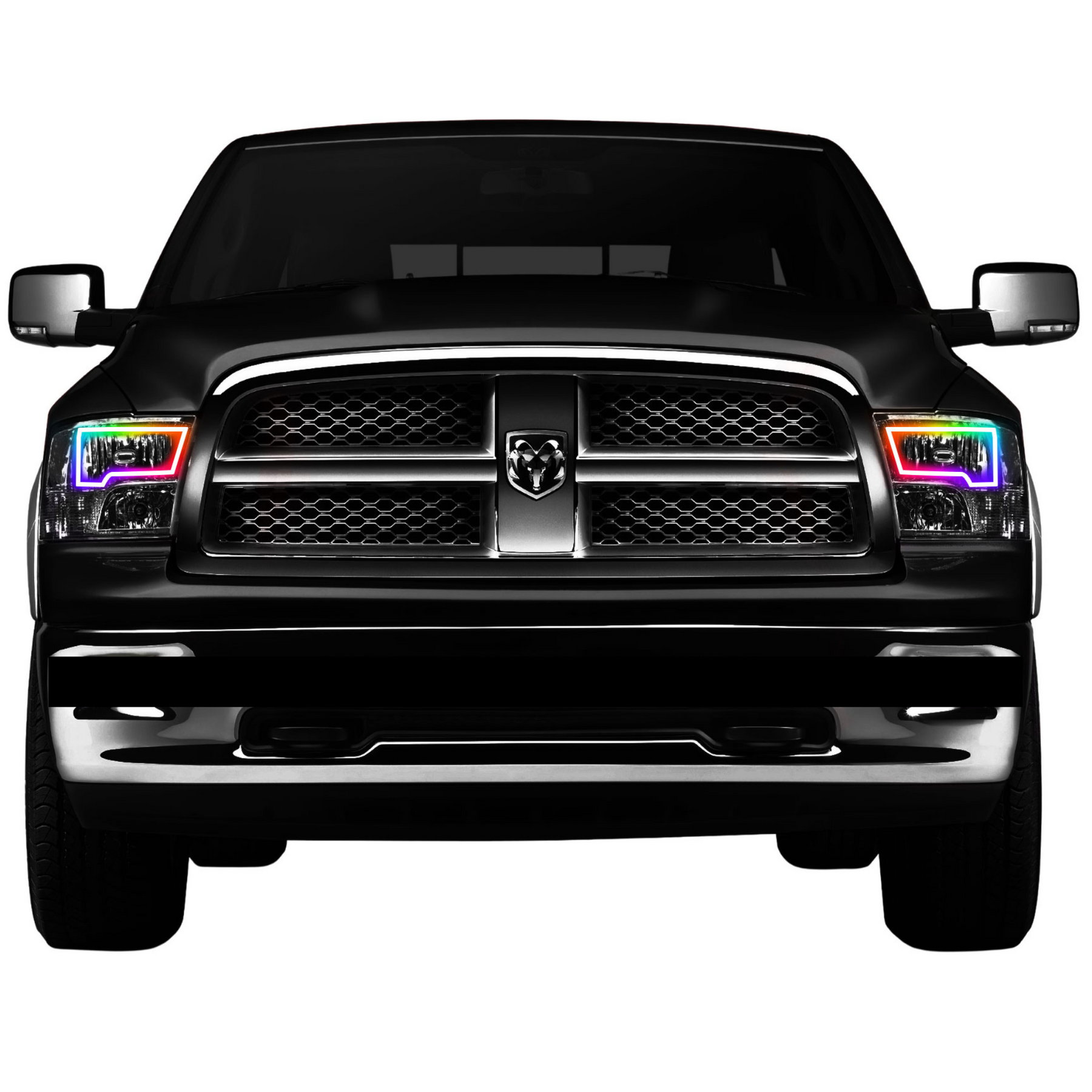 2009-2018 Dodge Ram Quad Multicolor Halo Kit