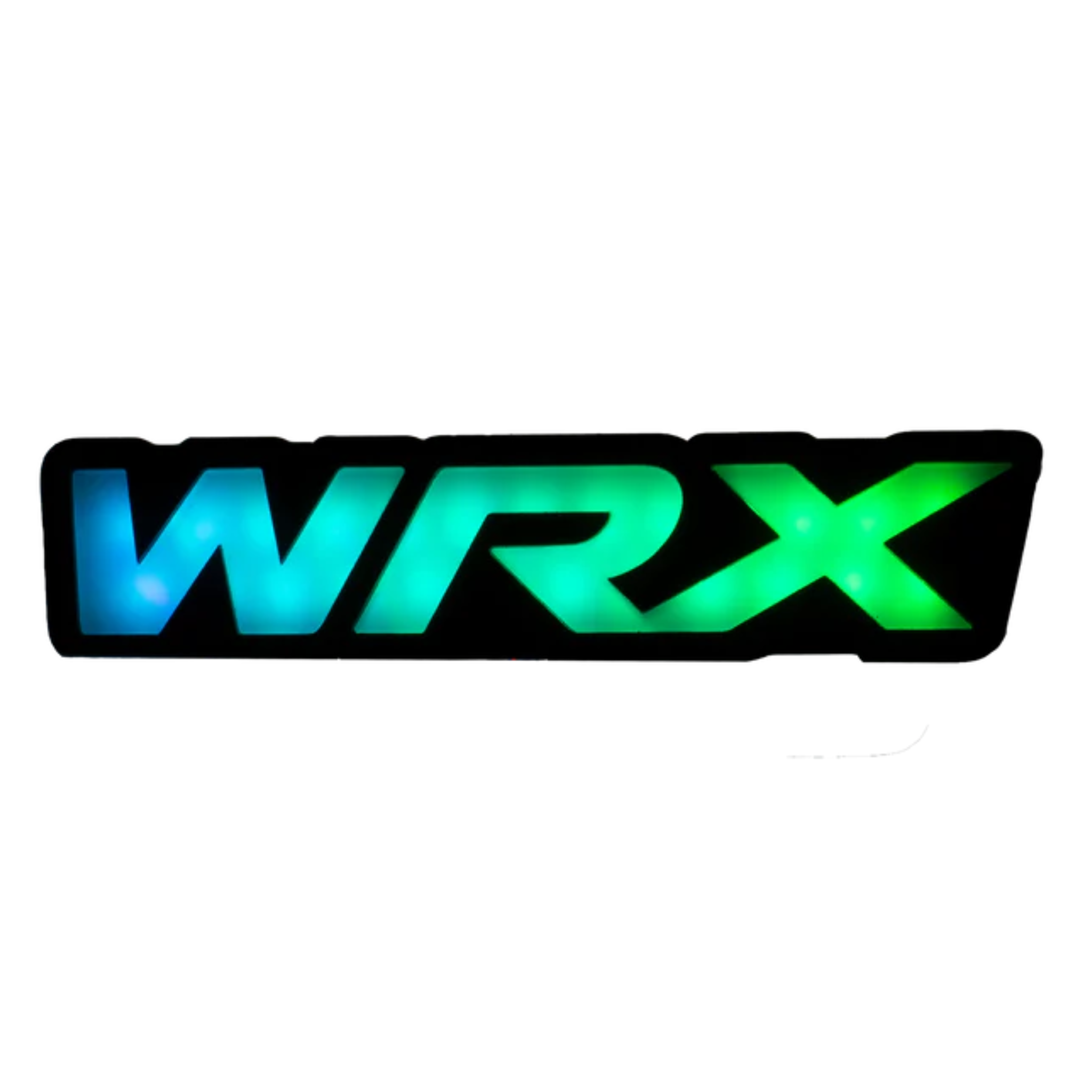 WRX LED Badge: (Multicolor Flow) â€“ Custom Multicolor LED Lighting by RGB Halo Kits