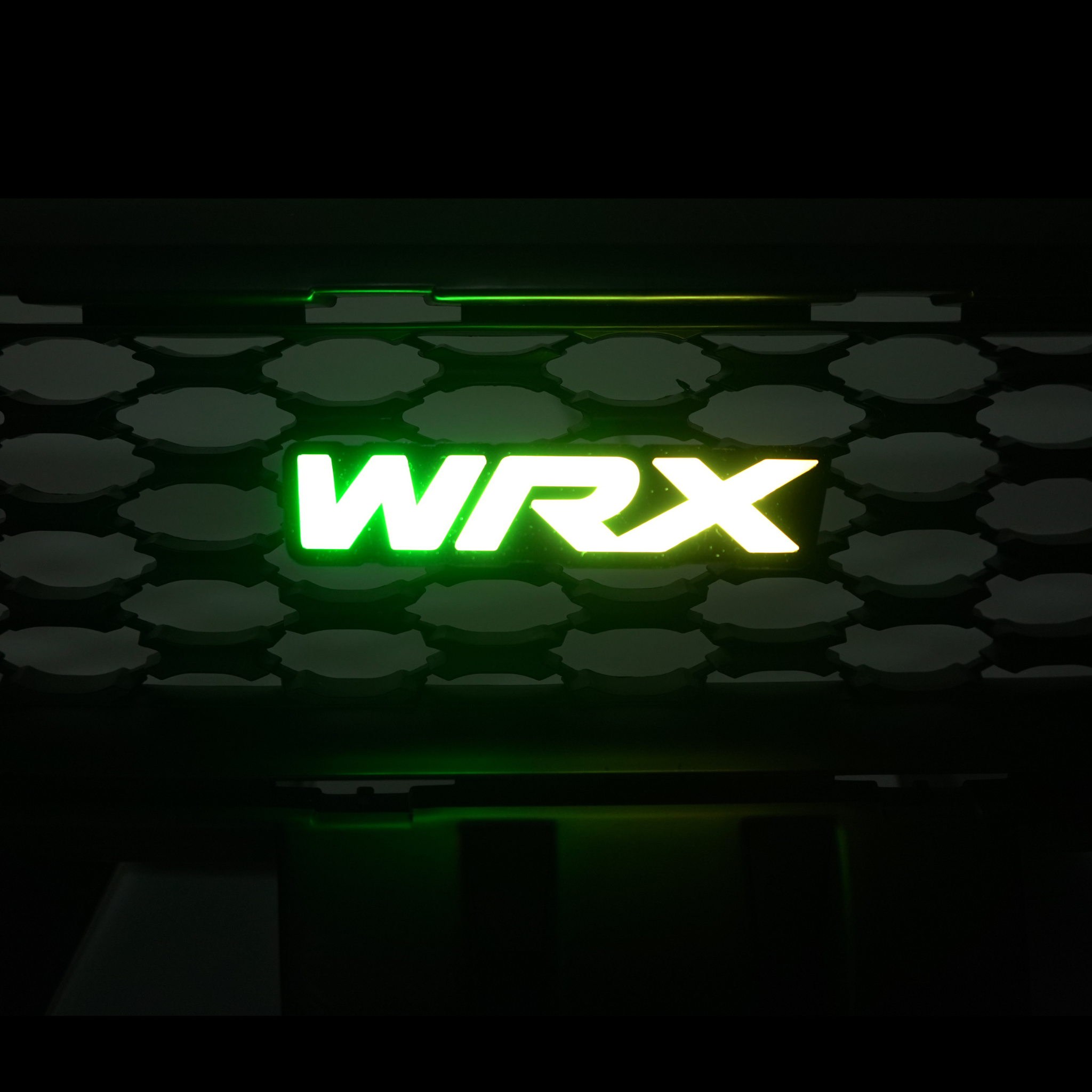WRX LED Badge: (Multicolor Flow) – Custom Multicolor LED Lighting by RGB Halo Kits