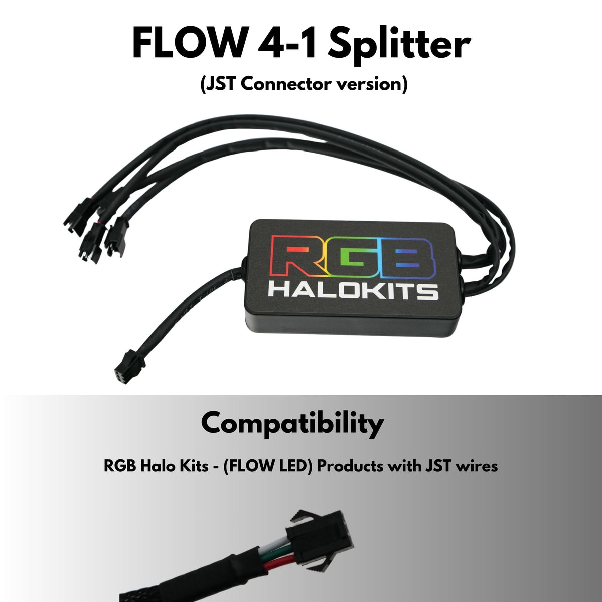 Wire Splitters (increase outputs on controller) – Custom Multicolor LED Lighting by RGB Halo Kits