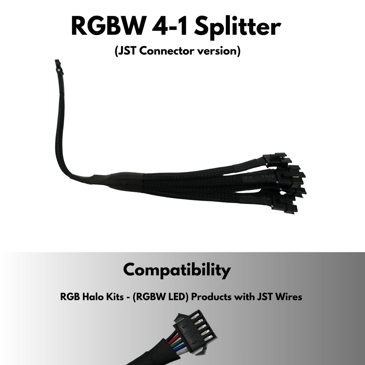 Wire Splitters (increase outputs on controller) – Custom Multicolor LED Lighting by RGB Halo Kits