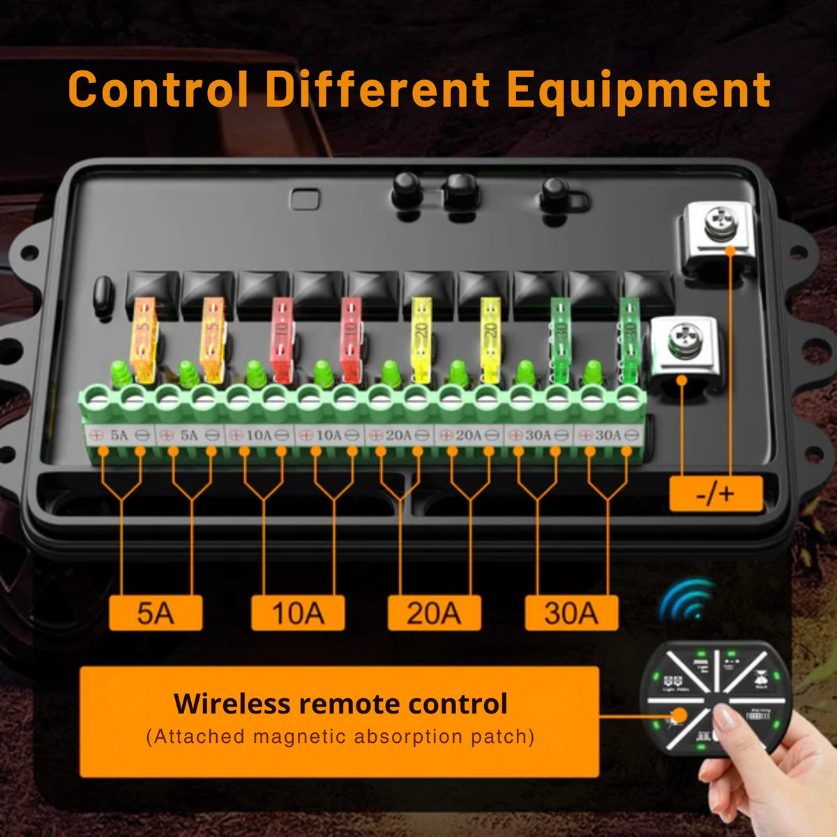8-Gang Wireless Switch Panel