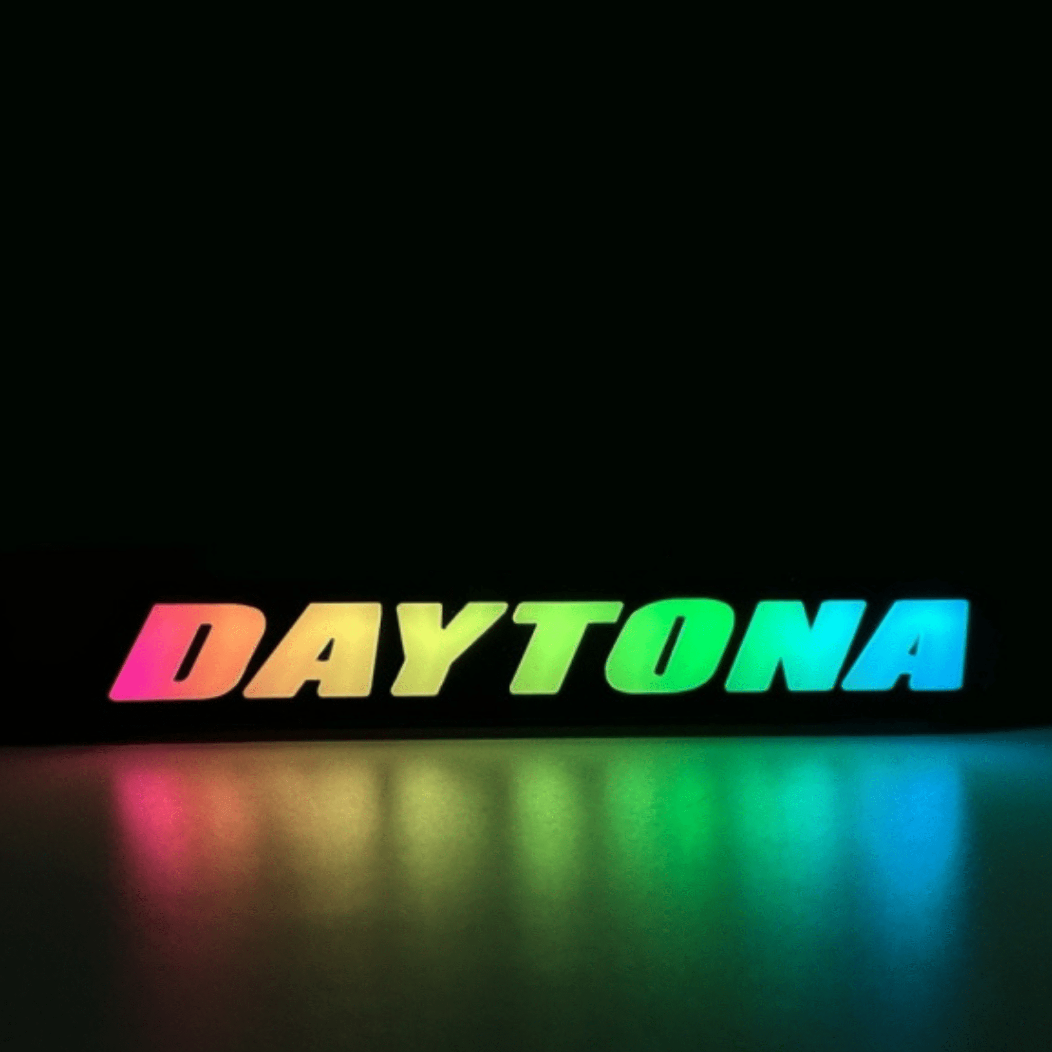 Dodge Daytona Multicolor Illuminated LED Emblem Logo - RGB Halo Kits Multicolor Flow Series Color Chasing RGBWA LED headlight kit Oracle Lighting Trendz OneUpLighting Morimoto theretrofitsource AutoLEDTech Diode Dynamics