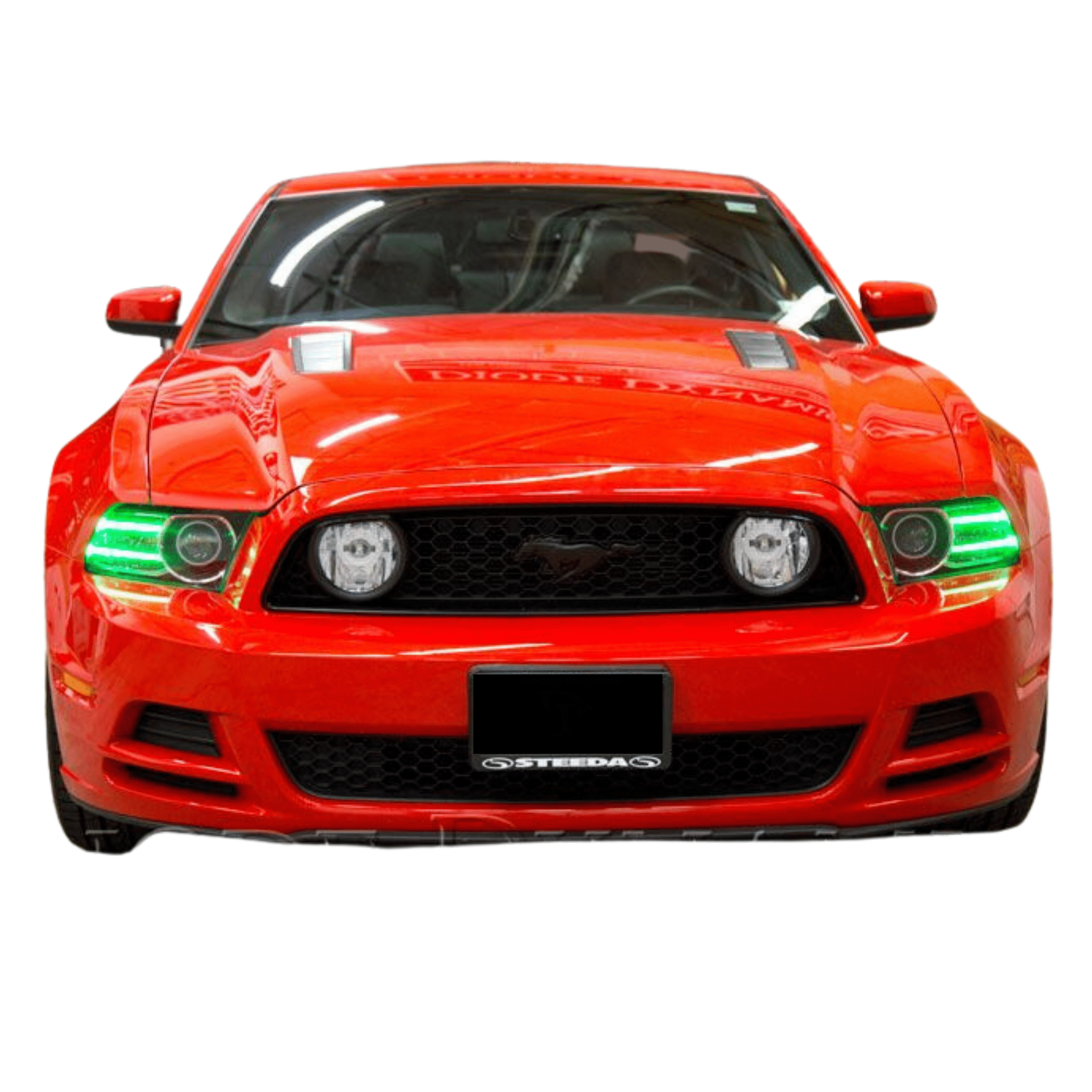 2013-2014 Ford Mustang Multicolor DRL Boards - RGB Halo Kits Multicolor Flow Series Color Chasing RGBWA LED headlight kit Oracle Lighting Trendz OneUpLighting Morimoto theretrofitsource AutoLEDTech Diode Dynamics