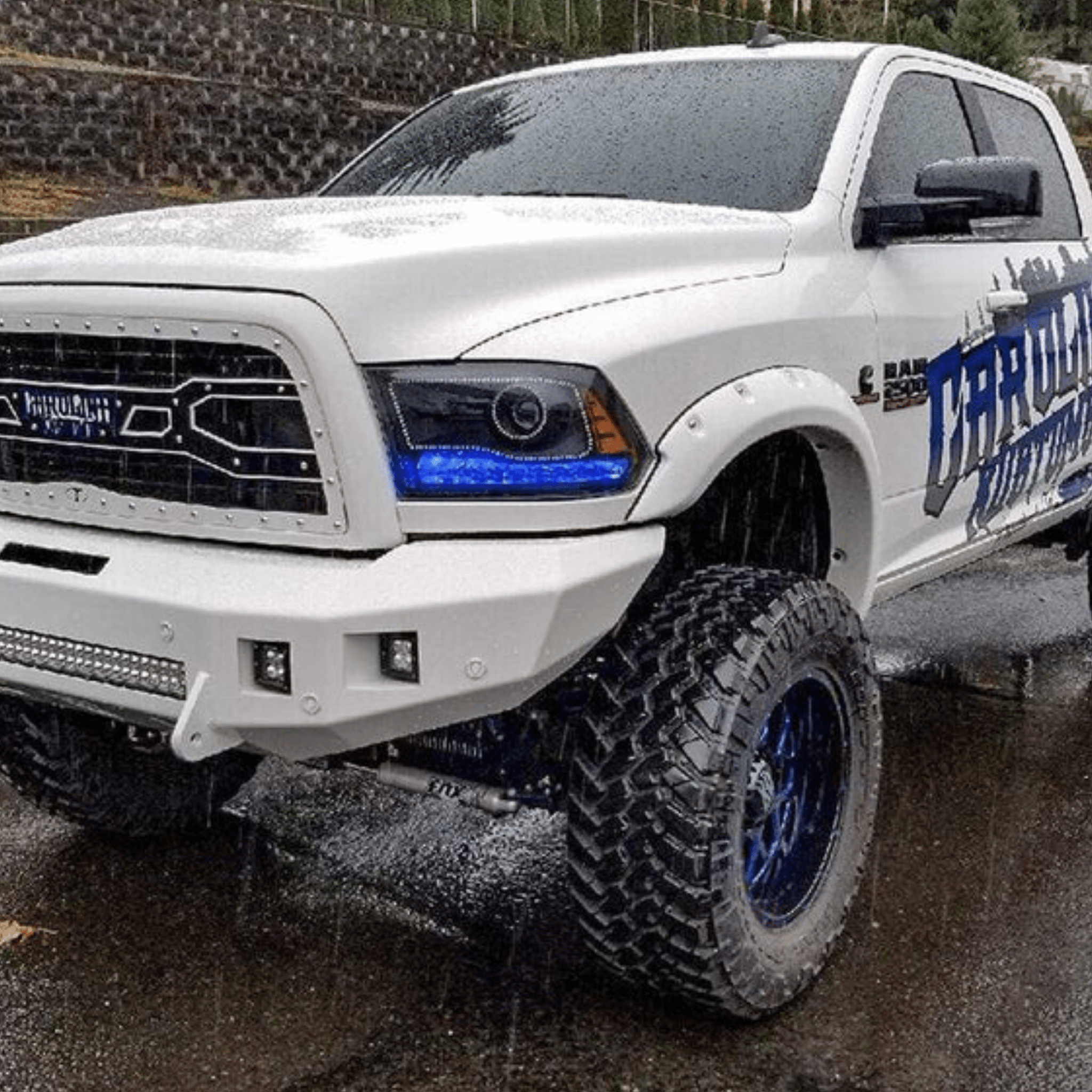 2009-2018 Dodge Ram Multicolor DRL Boards - RGB Halo Kits Multicolor Flow Series Color Chasing RGBWA LED headlight kit Colorshift Oracle Lighting Trendz OneUpLighting Morimoto theretrofitsource AutoLEDTech Diode Dynamics