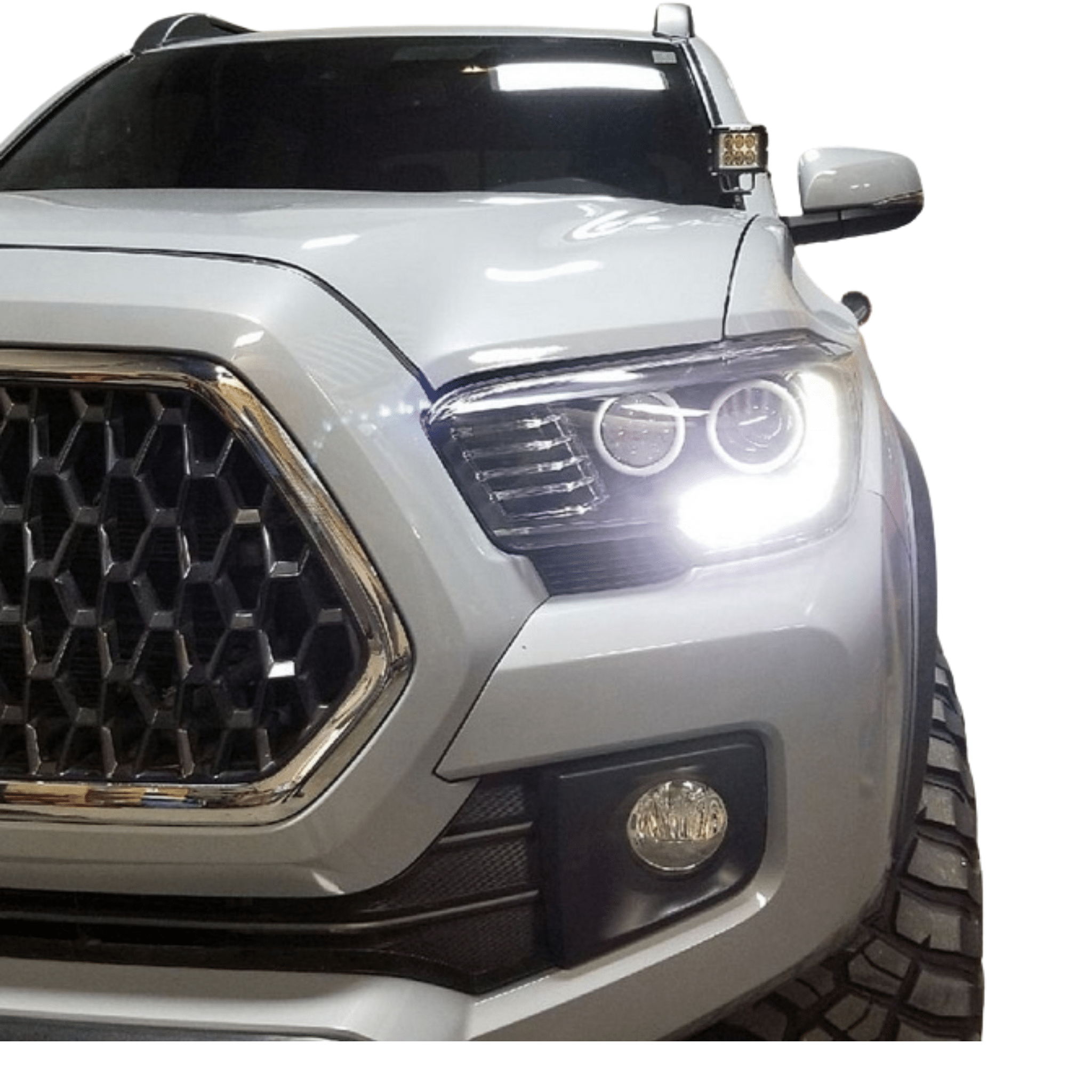 2016-2019 Toyota Tacoma RGBW DRL Boards - RGB Halo Kits Multicolor Flow Series Color Chasing RGBWA LED headlight kit Oracle Lighting Trendz OneUpLighting Morimoto theretrofitsource AutoLEDTech Diode Dynamics