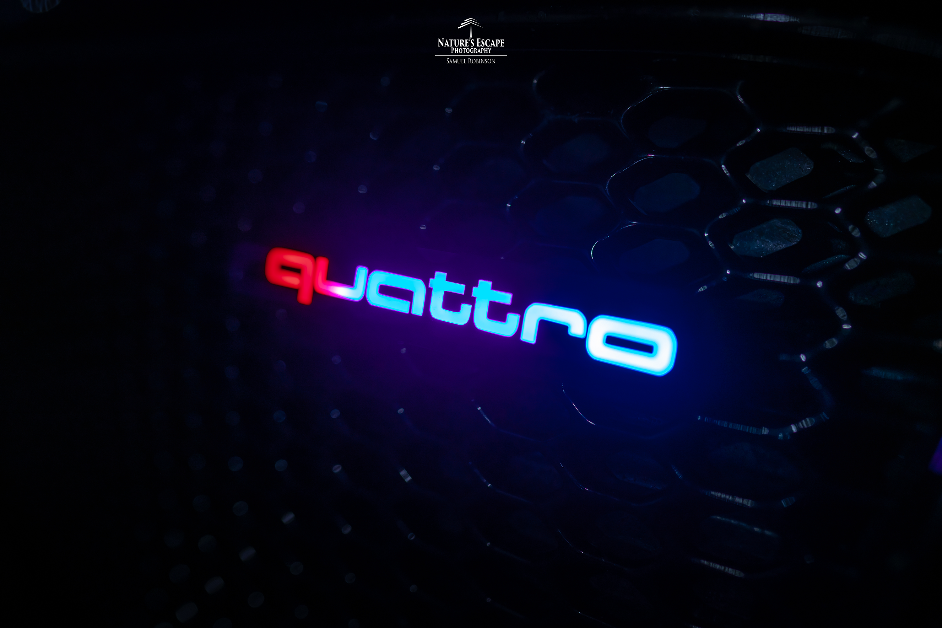 Quattro : Illuminated Multicolor LED Badge - RGB Halo Kits Multicolor Flow Series Color Chasing RGBWA LED headlight kit Oracle Lighting Trendz OneUpLighting Morimoto theretrofitsource AutoLEDTech Diode Dynamics