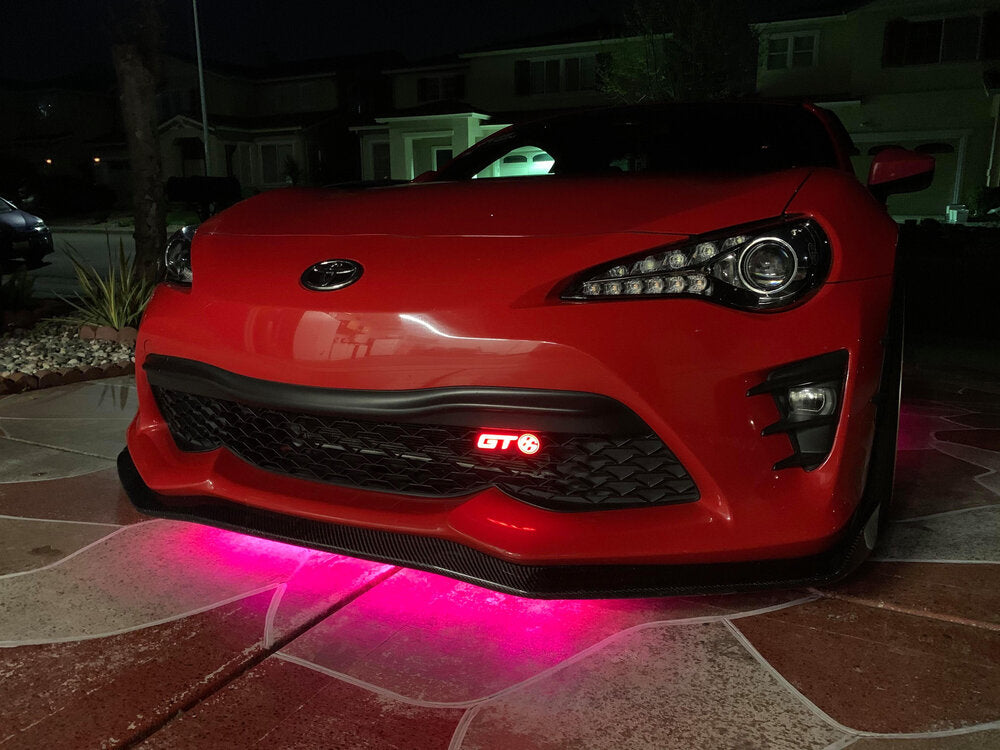 GT86 : Illuminated Multicolor LED Badge - RGB Halo Kits Multicolor Flow Series Color Chasing RGBWA LED headlight kit Oracle Lighting Trendz OneUpLighting Morimoto theretrofitsource AutoLEDTech Diode Dynamics