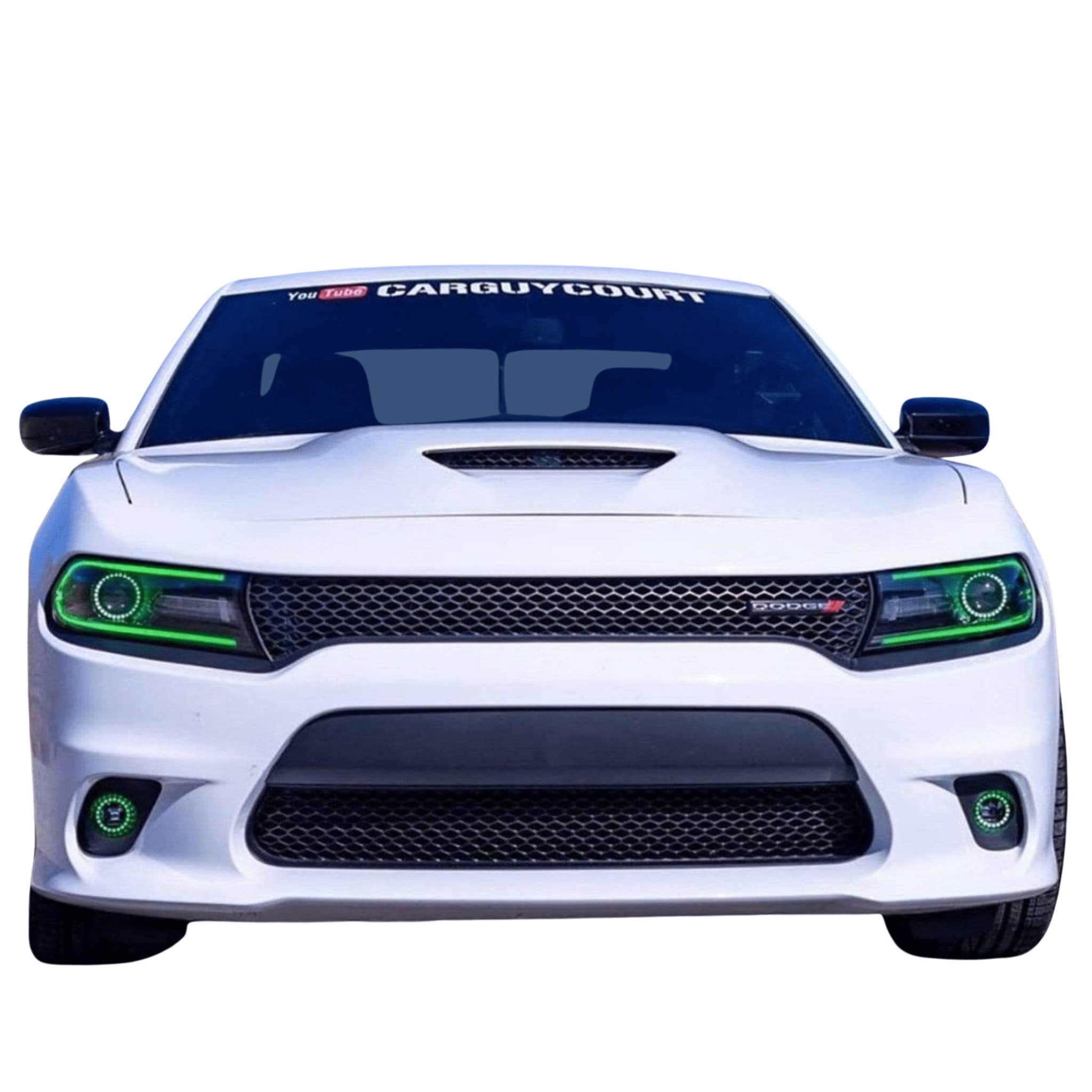 2015-2023 Dodge Charger RGBW DRL Boards - RGB Halo Kits Multicolor Flow Series Color Chasing RGBWA LED headlight kit Oracle Lighting Trendz OneUpLighting Morimoto theretrofitsource AutoLEDTech Diode Dynamics