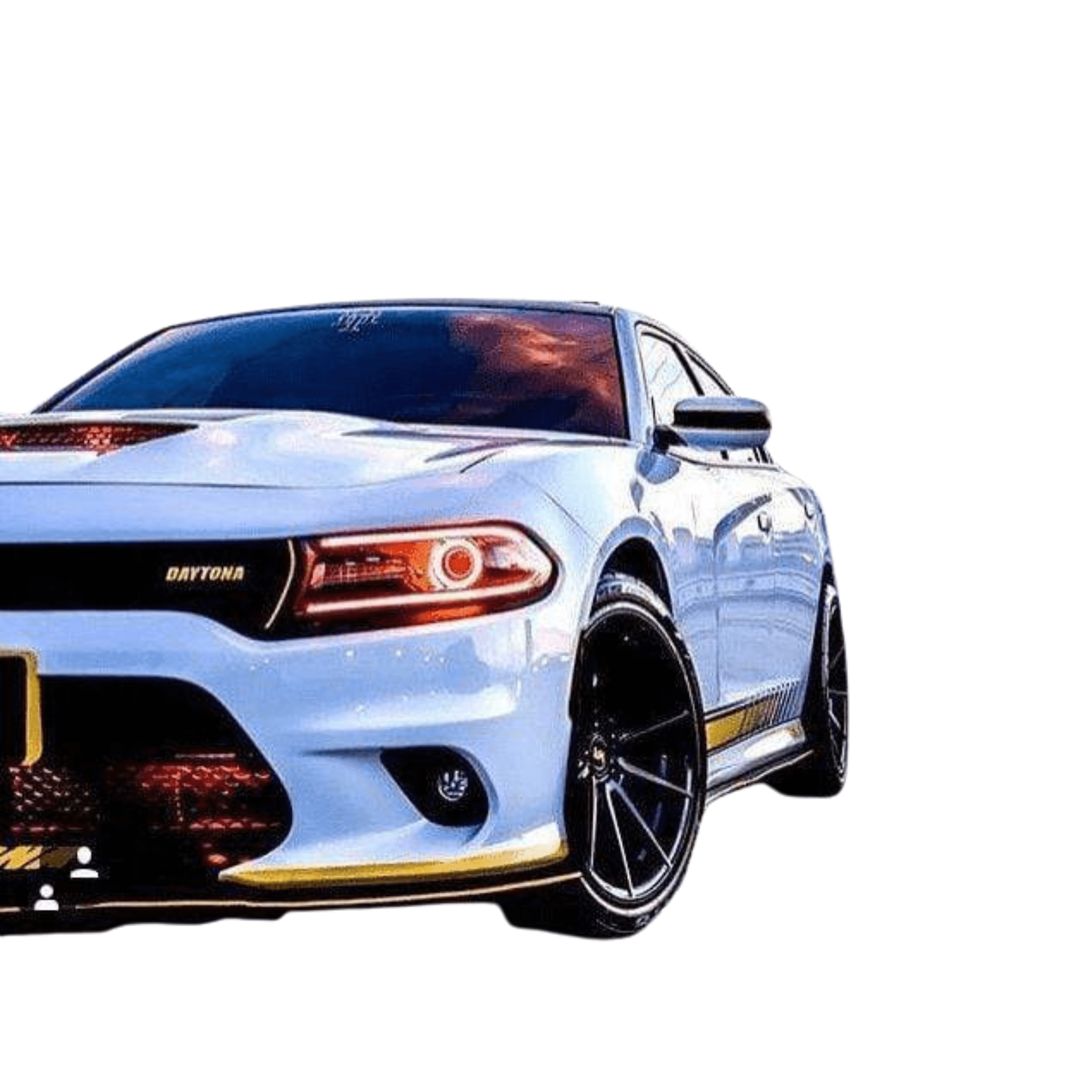 2015-2023 Dodge Charger RGBW DRL Boards - RGB Halo Kits Multicolor Flow Series Color Chasing RGBWA LED headlight kit Oracle Lighting Trendz OneUpLighting Morimoto theretrofitsource AutoLEDTech Diode Dynamics