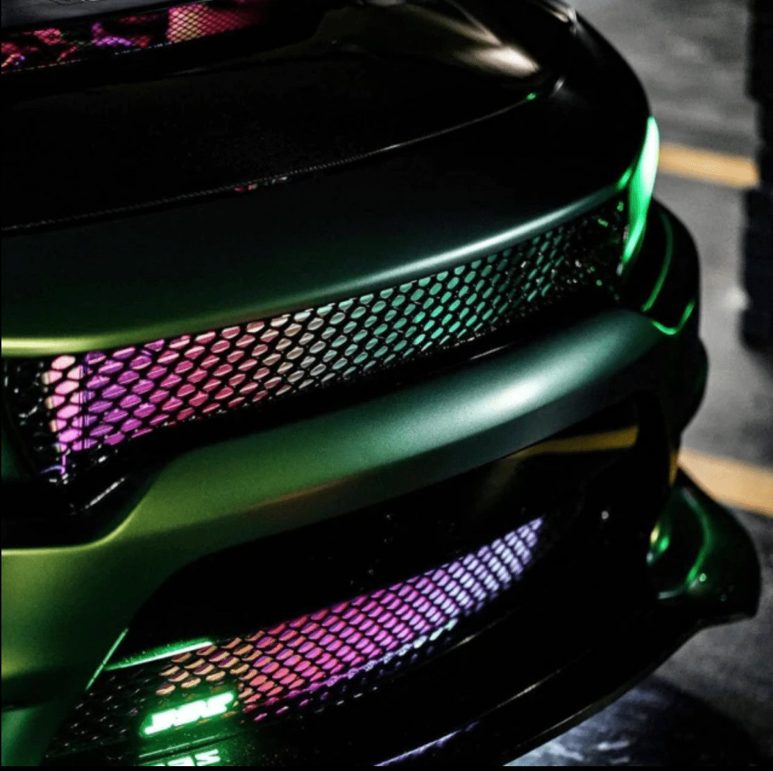 Multicolor Grille LED Kit - RGB Halo Kits Multicolor Flow Series Color Chasing RGBWA LED headlight kit Oracle Lighting Trendz OneUpLighting Morimoto theretrofitsource AutoLEDTech Diode Dynamics