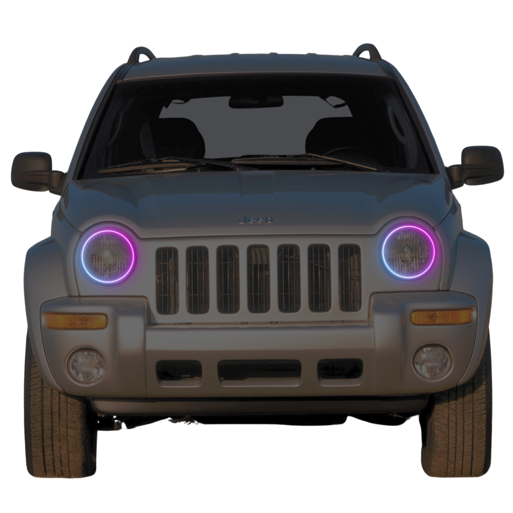 2002-2007 Jeep Liberty Multicolor Halo Kit