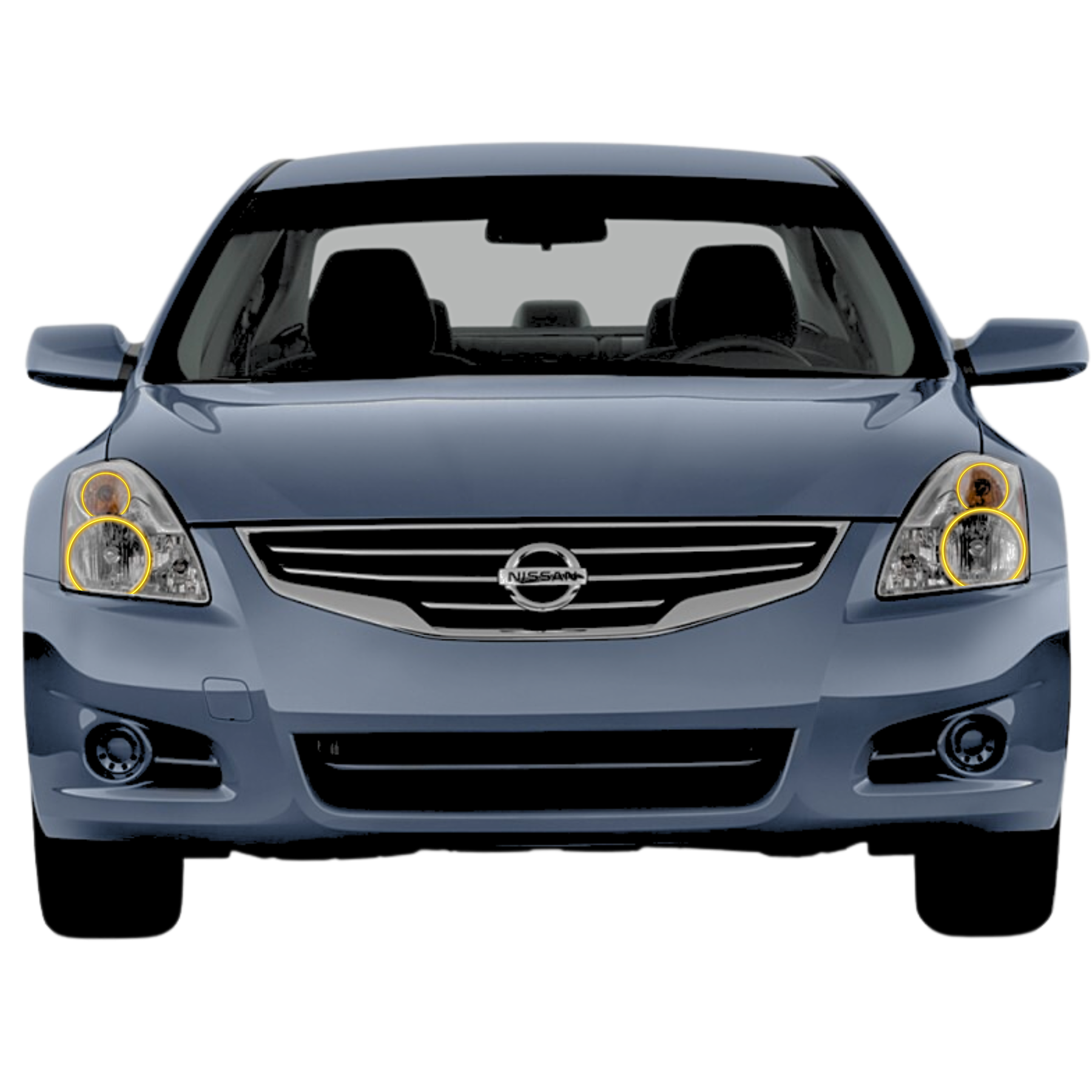 2010-2012 Nissan Altima Sedan Multicolor Halo Kit