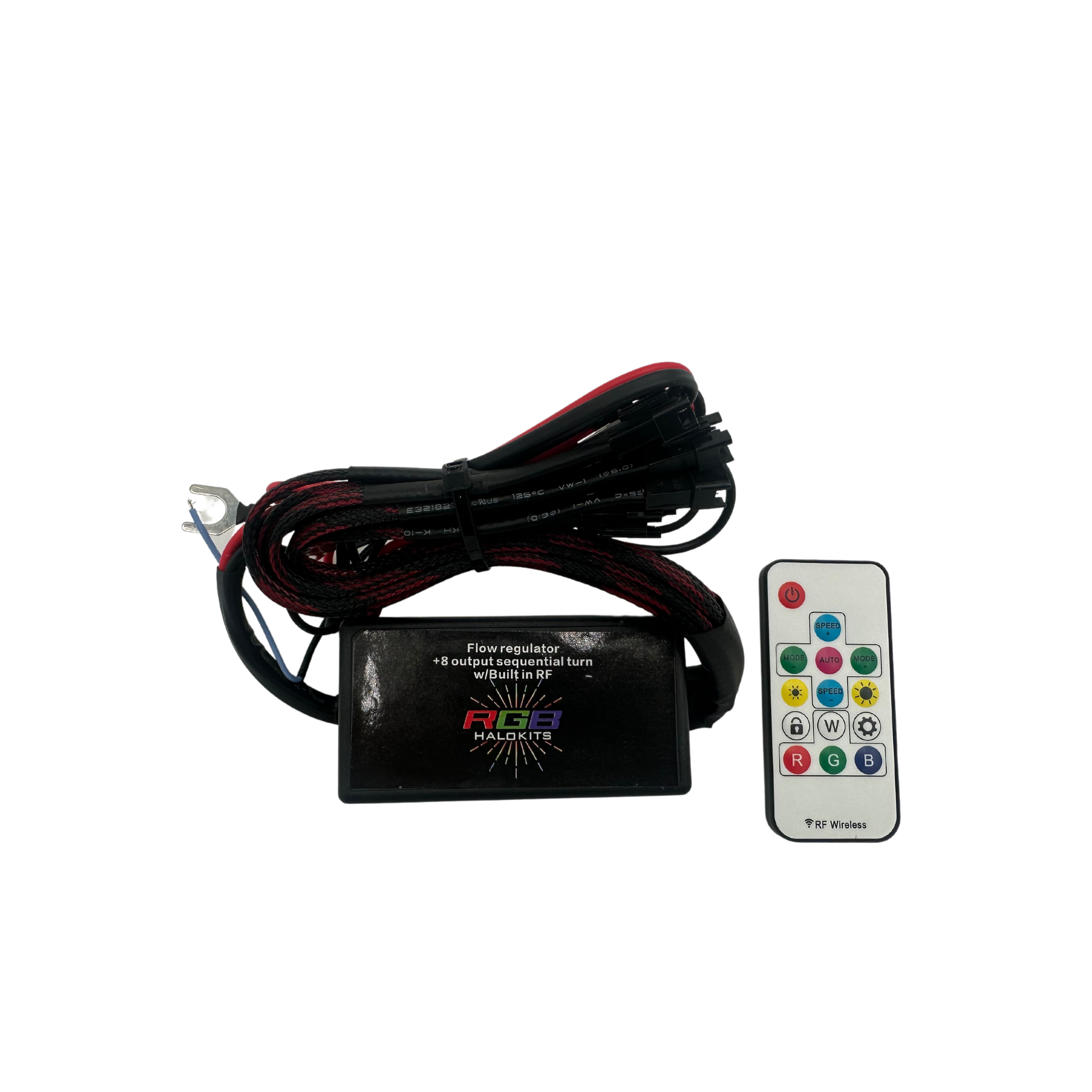 Flow Controller: (Built-In DRL + Sequential Turn Signal Feature) - RGB Halo Kits Multicolor Flow Series Color Chasing RGBWA LED headlight kit Oracle Lighting Trendz OneUpLighting Morimoto theretrofitsource AutoLEDTech Diode Dynamics