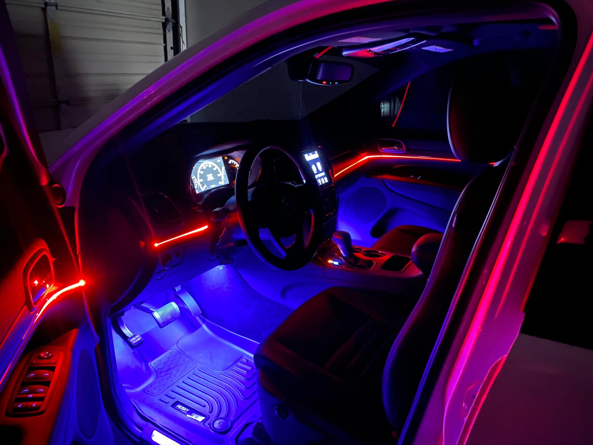 Flow Series Fiber Optic Interior Ambient Lighting Kit - RGB Halo Kits Multicolor Flow Series Color Chasing RGBWA LED headlight kit Oracle Lighting Trendz OneUpLighting Morimoto theretrofitsource AutoLEDTech Diode Dynamics