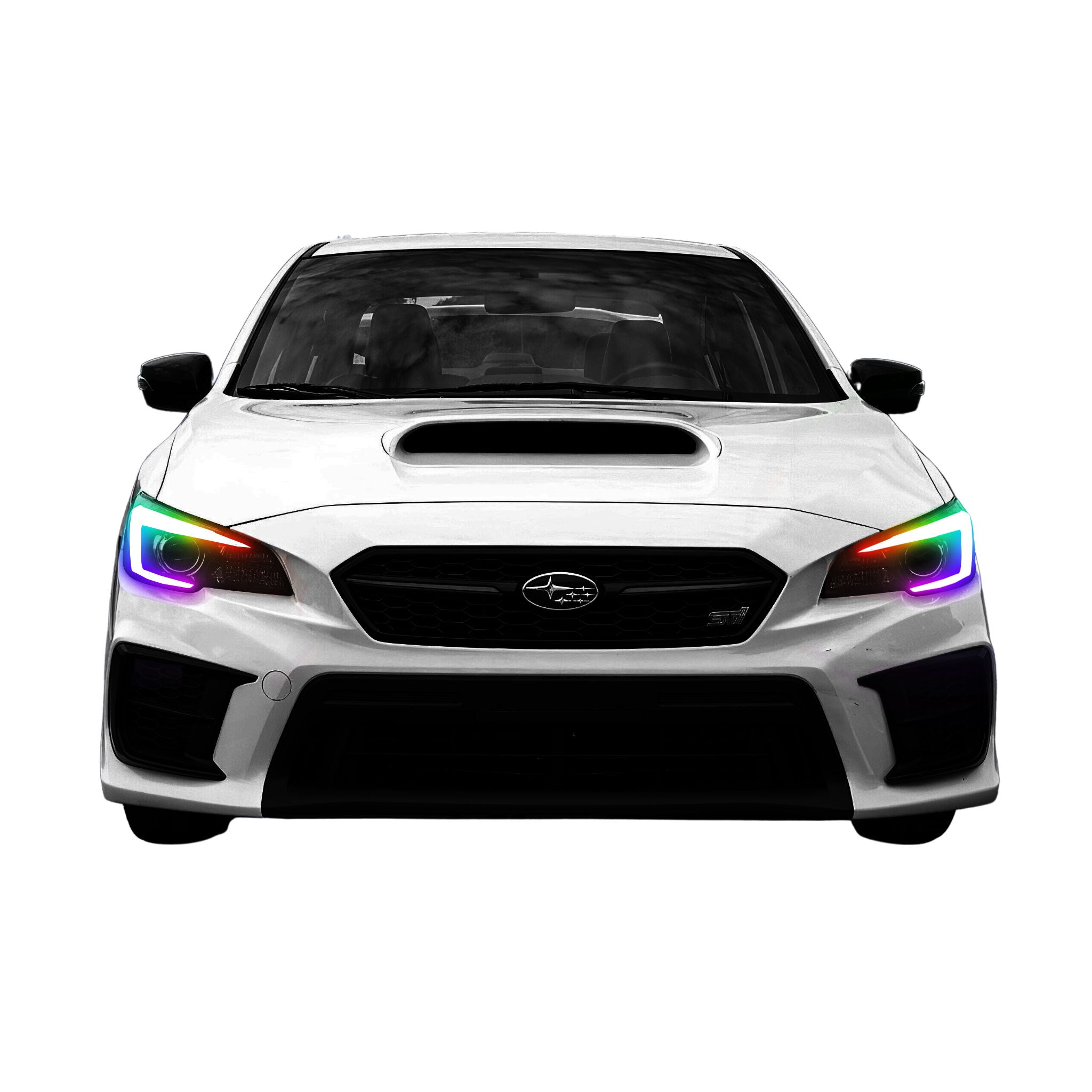 2018-2021 Subaru WRX/STI Flow Series DRL Boards - RGB Halo Kits Multicolor Flow Series Color Chasing RGBWA LED headlight kit Oracle Lighting Trendz OneUpLighting Morimoto theretrofitsource AutoLEDTech Diode Dynamics