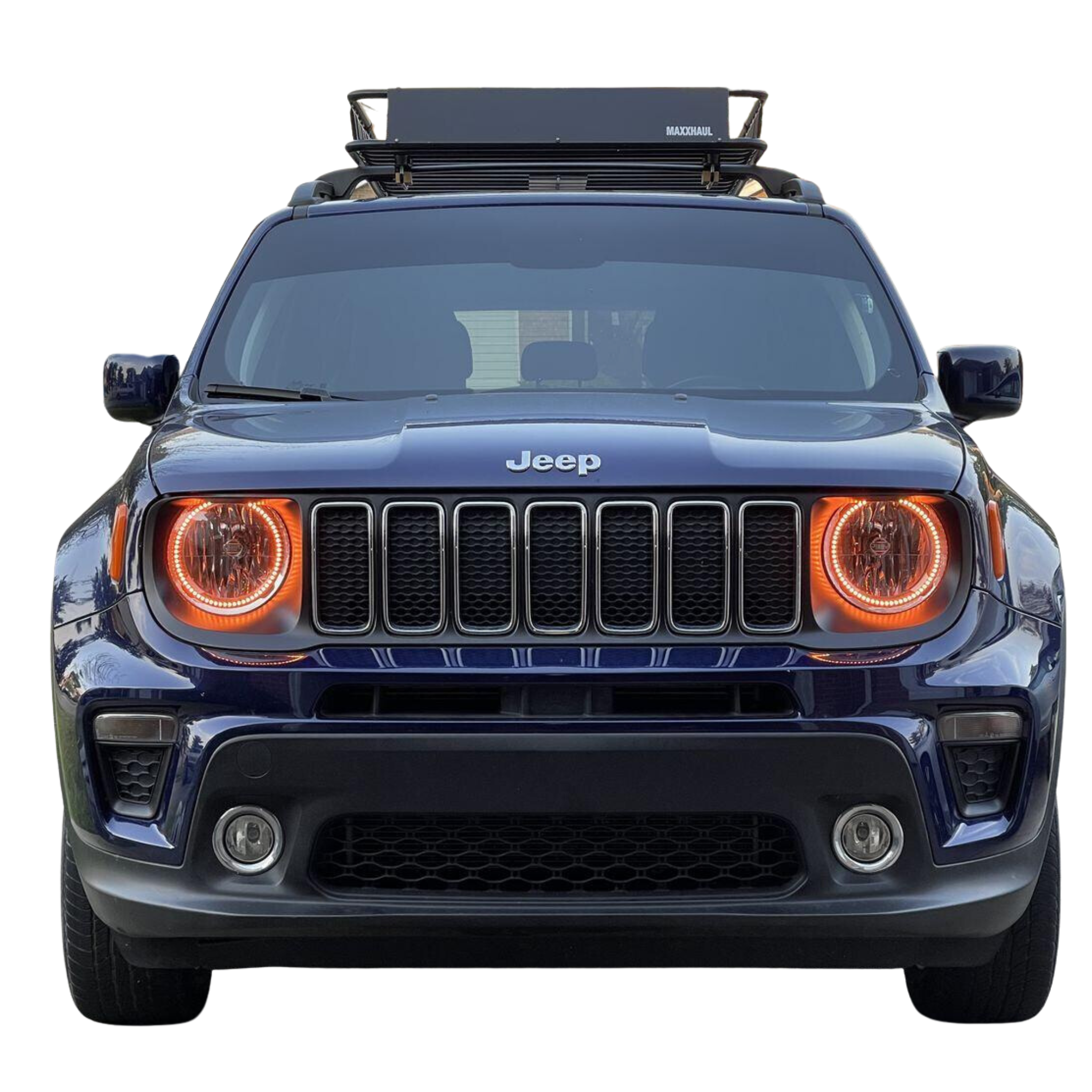 2015-2022 Jeep Renegade Multicolor Halo Kit - RGB Halo Kits Multicolor Flow Series Color Chasing RGBWA LED headlight kit Oracle Lighting Trendz OneUpLighting Morimoto theretrofitsource AutoLEDTech Diode Dynamics