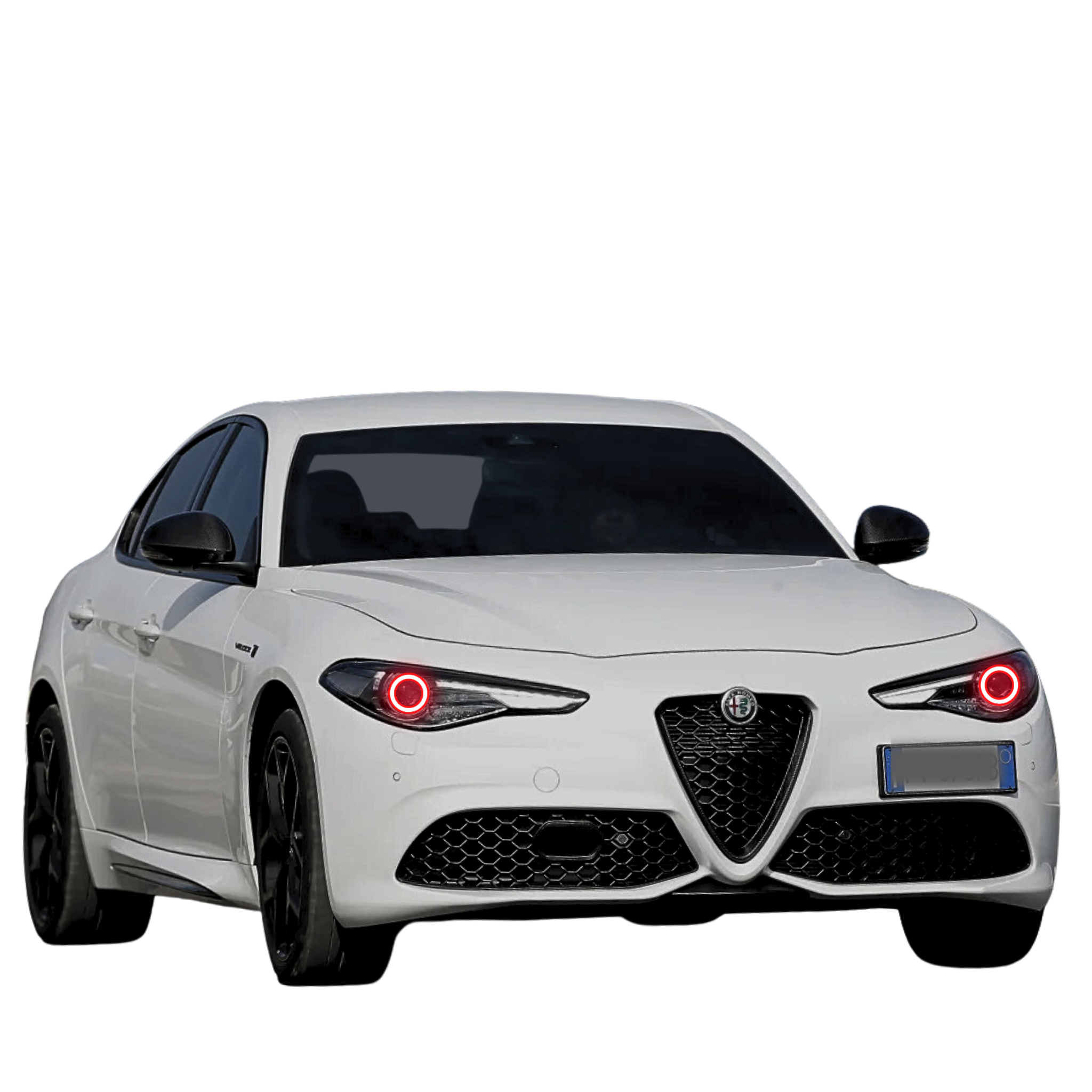 2015-2020 Alfa Romeo Giulia Multicolor Halo Kit - RGB Halo Kits Multicolor Flow Series Color Chasing RGBWA LED headlight kit Oracle Lighting Trendz OneUpLighting Morimoto theretrofitsource AutoLEDTech Diode Dynamics