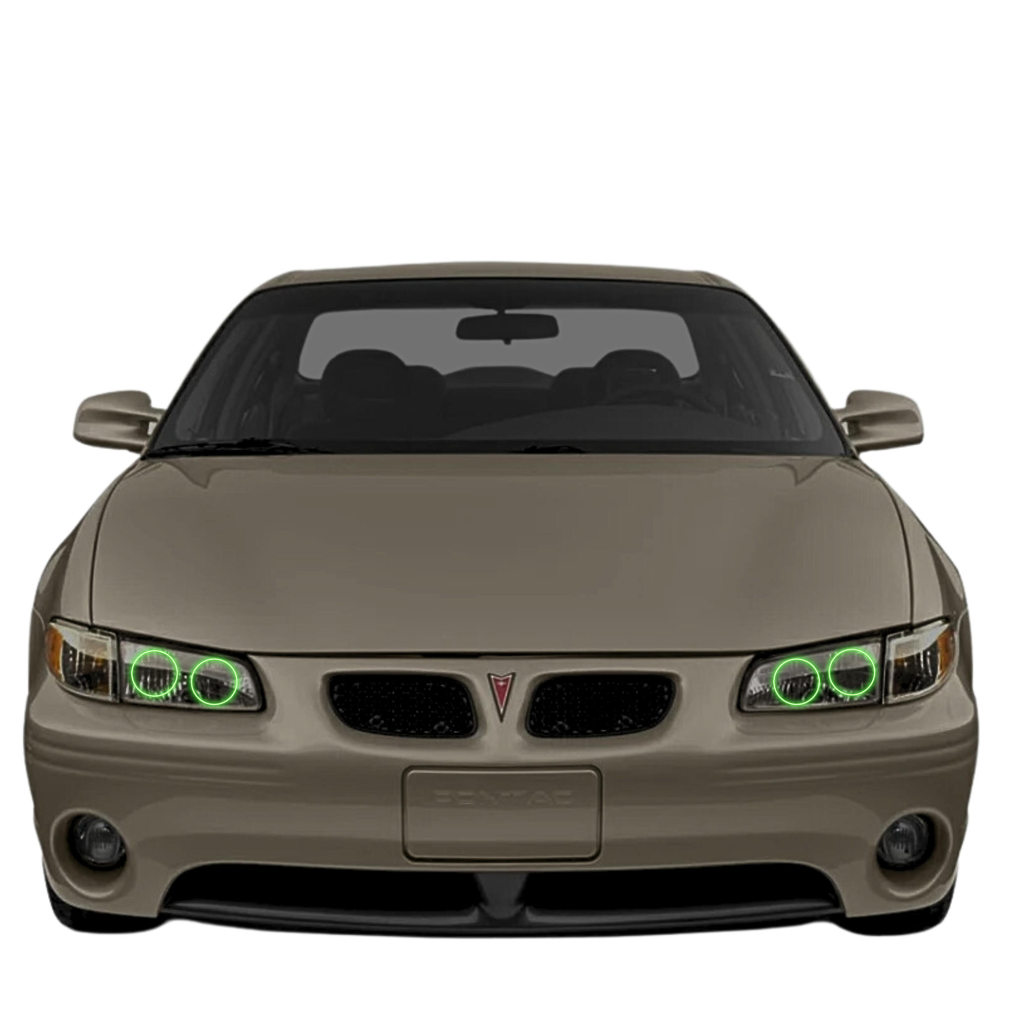 1997-2003 Pontiac Grand Prix Multicolor Halo Kit - RGB Halo Kits Multicolor Flow Series Color Chasing RGBWA LED headlight kit Colorshift Oracle Lighting Trendz OneUpLighting Morimoto theretrofitsource AutoLEDTech Diode Dynamics