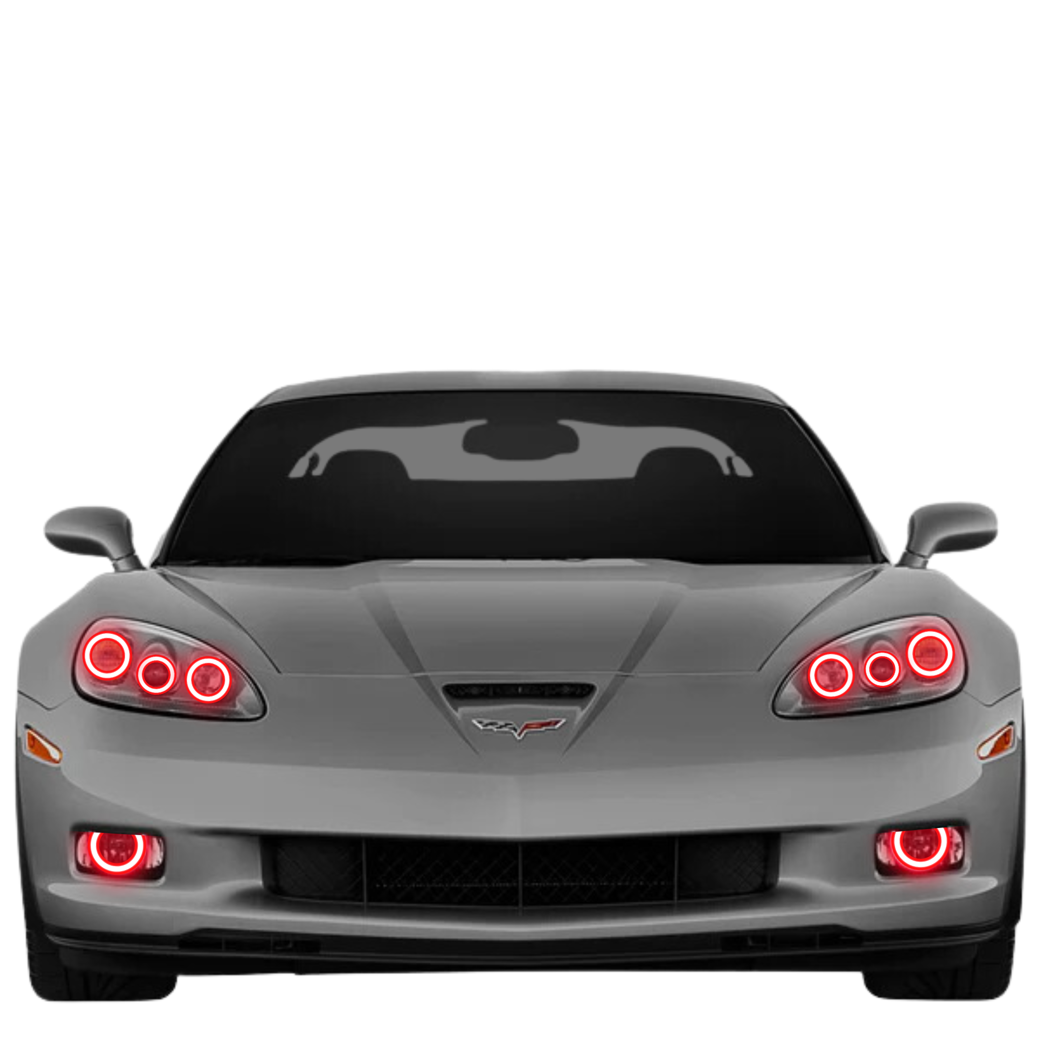 2005-2013 Chevrolet C6 Corvette Multicolor Halo Kit - RGB Halo Kits Multicolor Flow Series Color Chasing RGBWA LED headlight kit Colorshift Oracle Lighting Trendz OneUpLighting Morimoto theretrofitsource AutoLEDTech Diode Dynamics