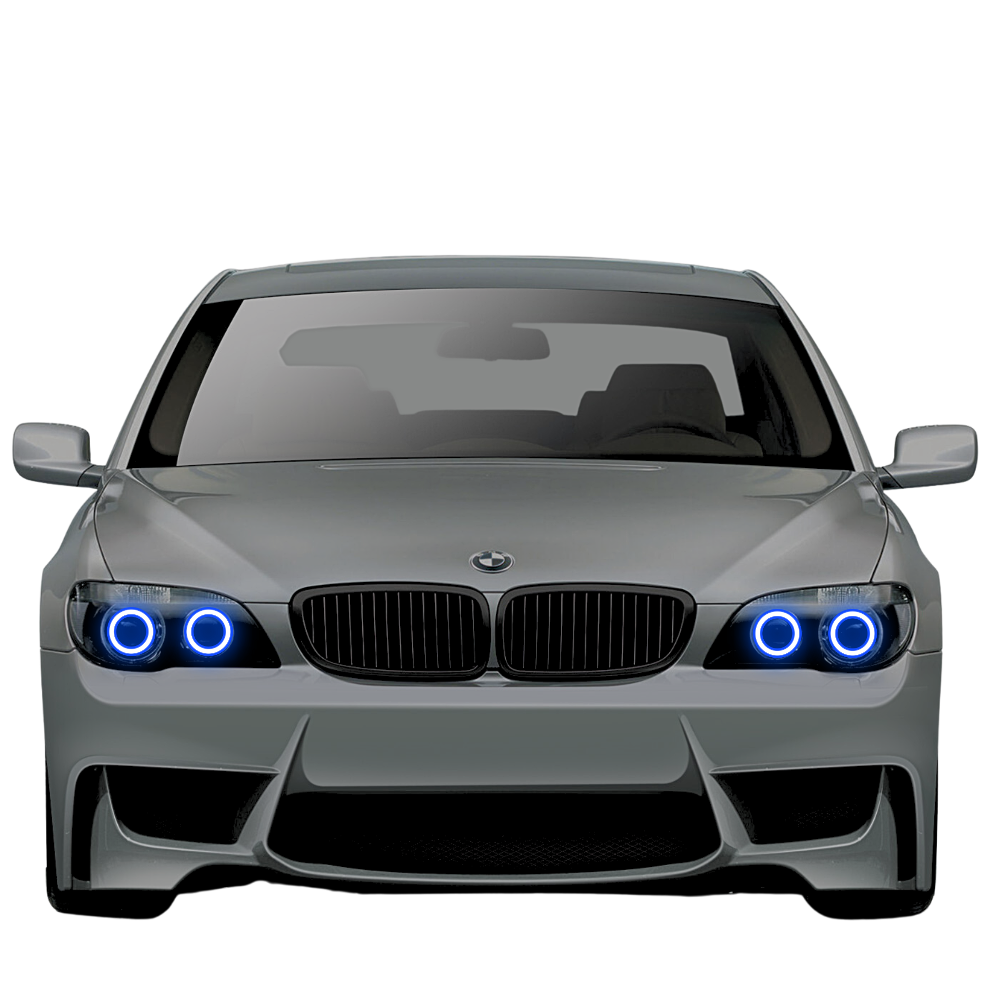 2006-2008 BMW 7 Series Multicolor Halo Kit - RGB Halo Kits Multicolor Flow Series Color Chasing RGBWA LED headlight kit Colorshift Oracle Lighting Trendz OneUpLighting Morimoto theretrofitsource AutoLEDTech Diode Dynamics