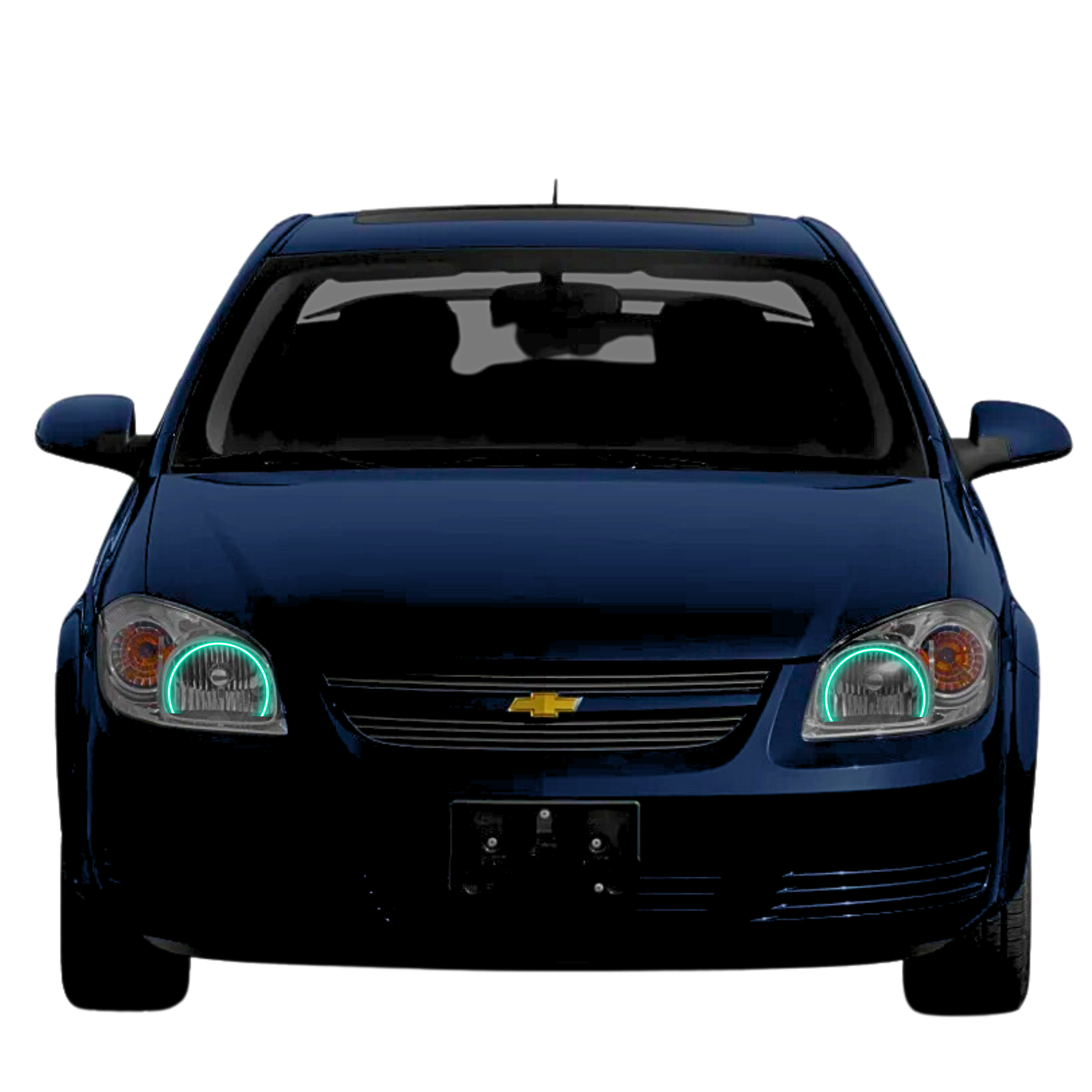 2005-2010 Chevrolet Cobalt Multicolor Halo Kit - RGB Halo Kits Multicolor Flow Series Color Chasing RGBWA LED headlight kit Colorshift Oracle Lighting Trendz OneUpLighting Morimoto theretrofitsource AutoLEDTech Diode Dynamics