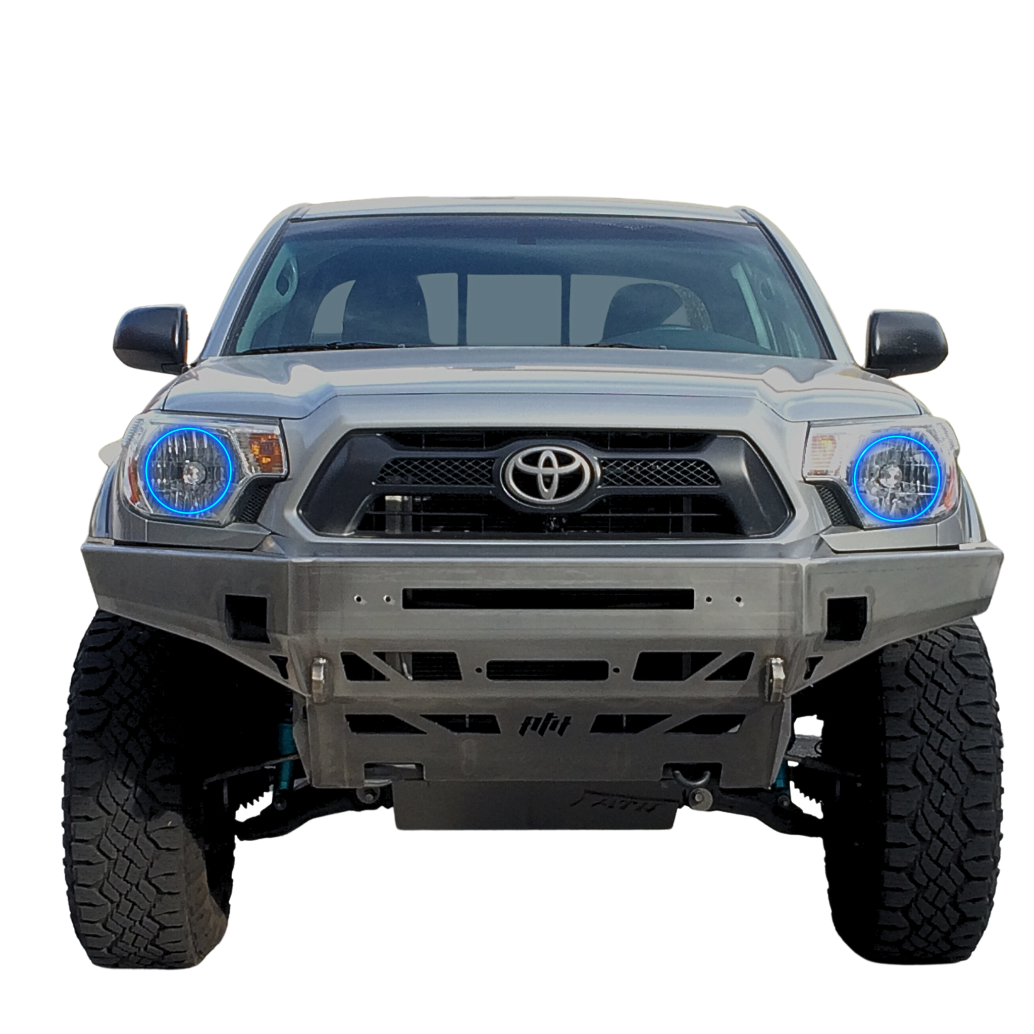 2012-2015 Toyota Tacoma Multicolor Halo Kit - RGB Halo Kits Multicolor Flow Series Color Chasing RGBWA LED headlight kit Colorshift Oracle Lighting Trendz OneUpLighting Morimoto theretrofitsource AutoLEDTech Diode Dynamics