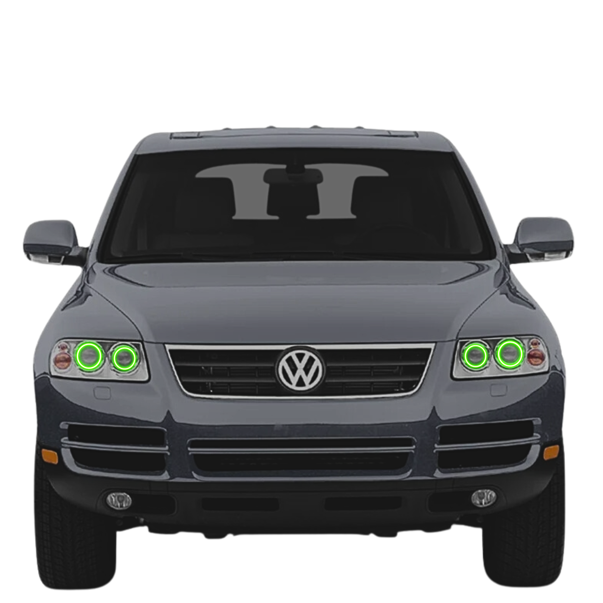 2005-2006 Volkswagen Touareg Multicolor Halo Kit - RGB Halo Kits Multicolor Flow Series Color Chasing RGBWA LED headlight kit Colorshift Oracle Lighting Trendz OneUpLighting Morimoto theretrofitsource AutoLEDTech Diode Dynamics