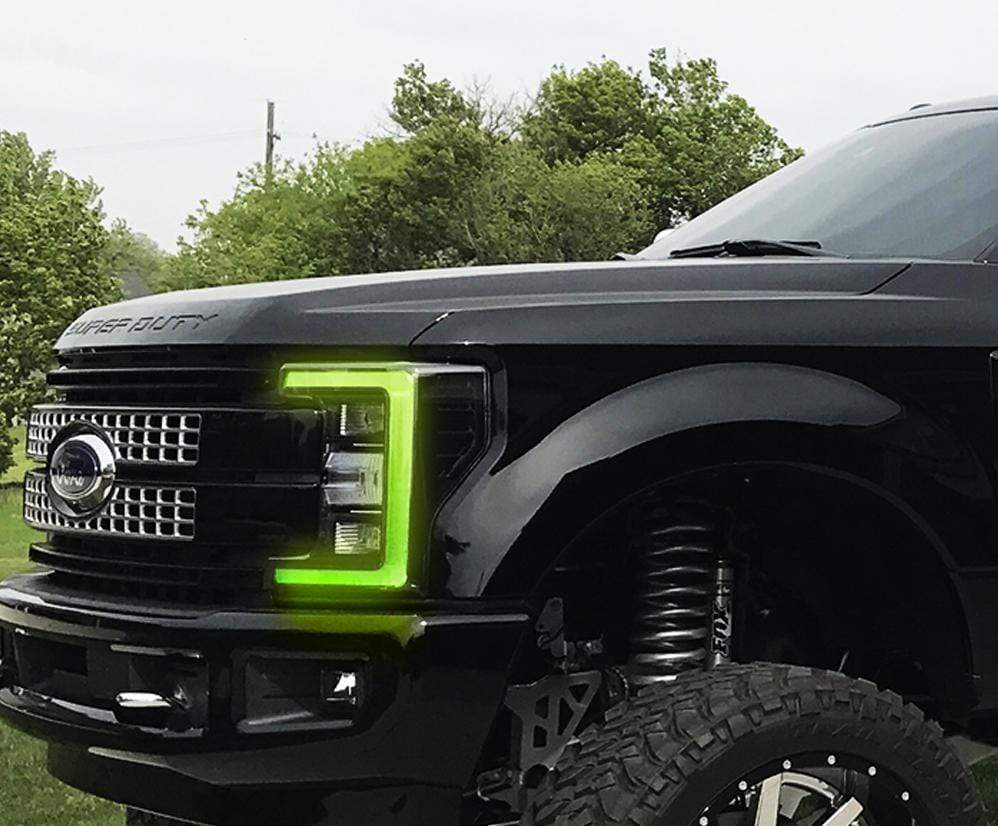 colorwerkz DRL Boards 2017+ Ford Super Duty Colorwerkz RGBWA DRL Boards