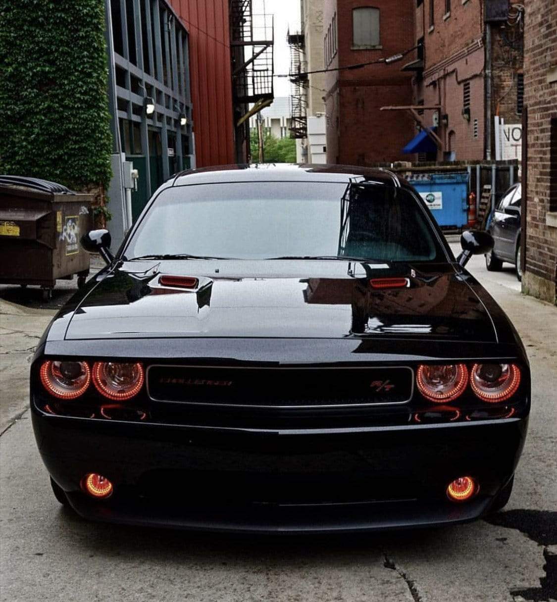 2008-2014 Dodge Challenger Waterproof Exterior Mount Multicolor Halo Kit - RGB Halo Kits Multicolor Flow Series Color Chasing RGBWA LED headlight kit Colorshift Oracle Lighting Trendz OneUpLighting Morimoto theretrofitsource AutoLEDTech Diode Dynamics