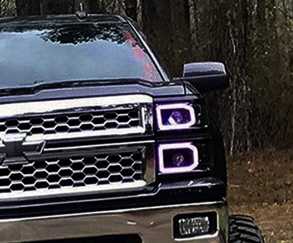 colorwerkz Halo Kits 2014-2015 Chevrolet Silverado (Halogen) colorwerkz Halo Kit