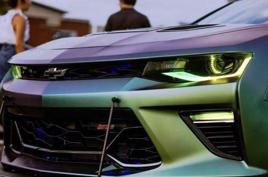 2016-2018 Chevrolet Camaro Multicolor DRL Boards - RGB Halo Kits Multicolor Flow Series Color Chasing RGBWA LED headlight kit Oracle Lighting Trendz OneUpLighting Morimoto theretrofitsource AutoLEDTech Diode Dynamics