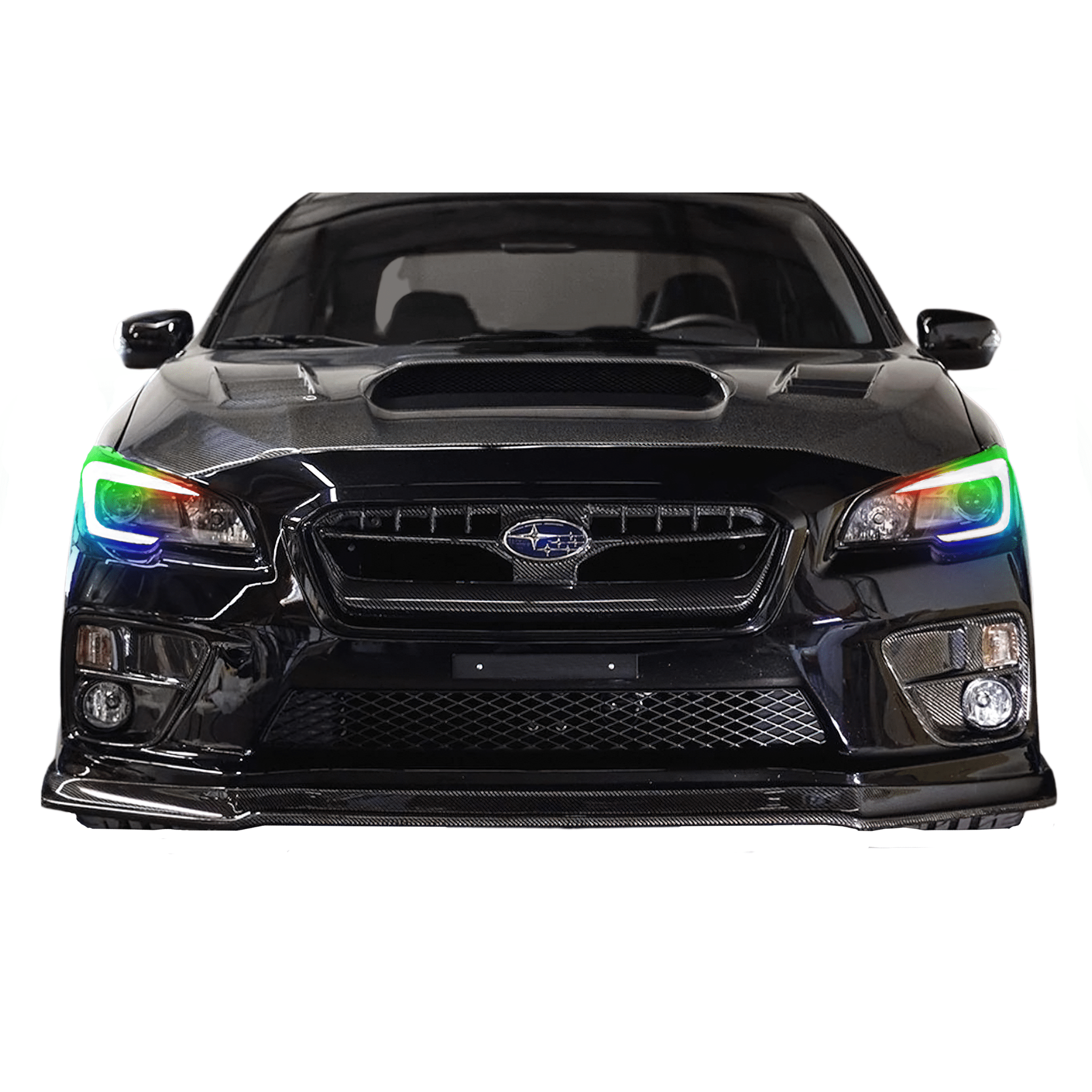 2015-2017 Subaru WRX/STI Flow Series DRL Boards - RGB Halo Kits Multicolor Flow Series Color Chasing RGBWA LED headlight kit Oracle Lighting Trendz OneUpLighting Morimoto theretrofitsource AutoLEDTech Diode Dynamics