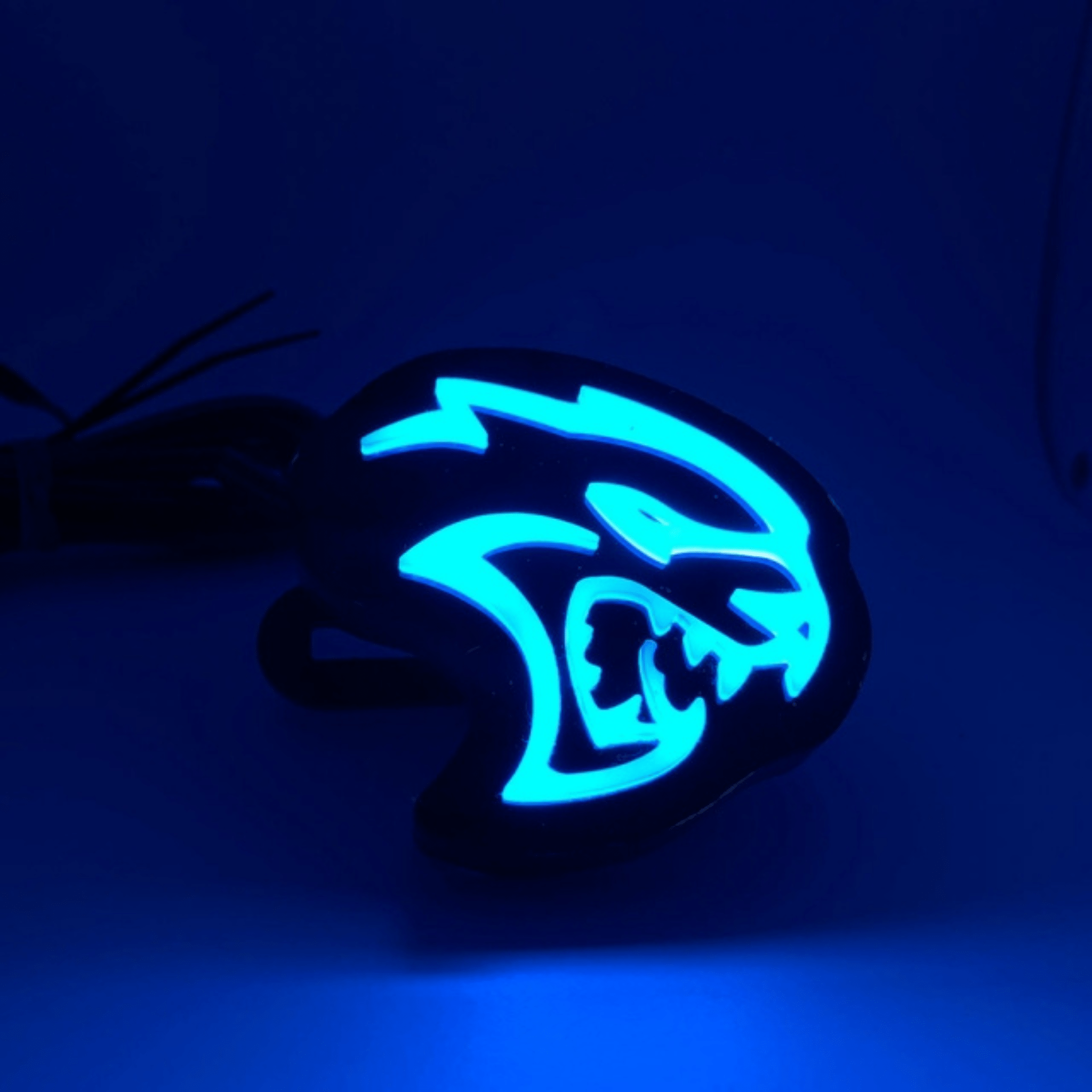 lighting trendz HELLCAT HEAD ILLUMINATED LOGO