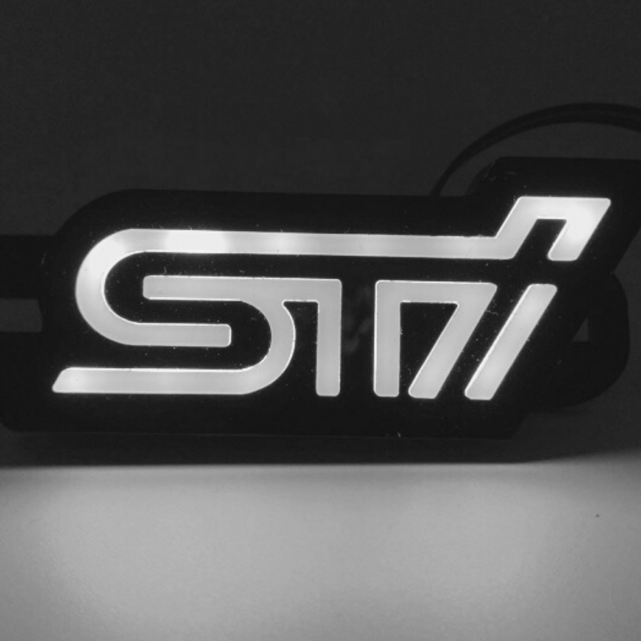 lighting trendz Single Color - White / No Remote SUBARU STI ILLUMINATED LOGO