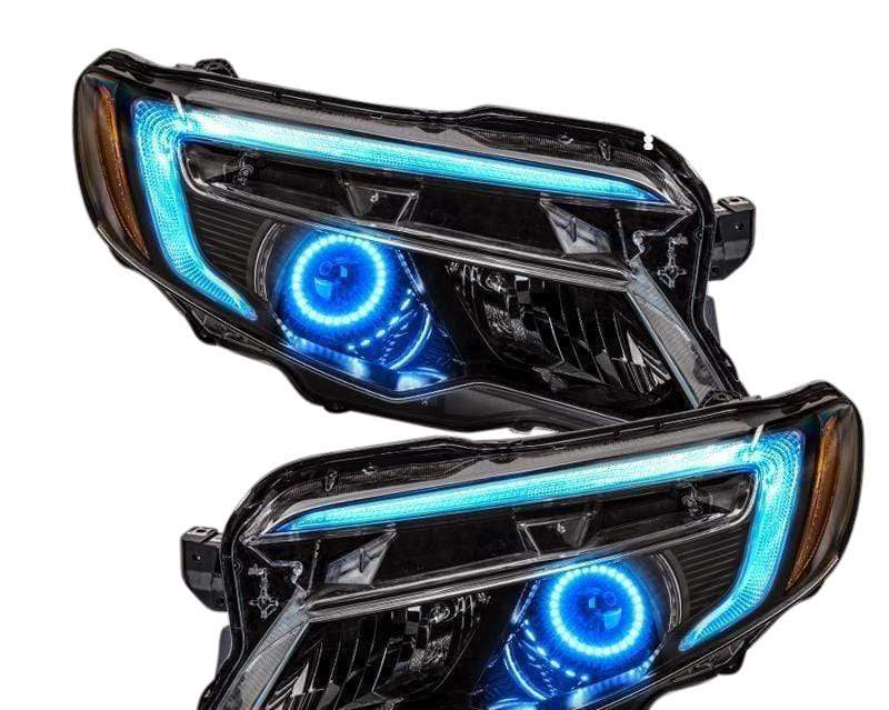 2016-2018 Honda Pilot Flow Series/Color Chasing DRL Boards - RGB Halo Kits Multicolor Flow Series Color Chasing RGBWA LED headlight kit Oracle Lighting Trendz OneUpLighting Morimoto theretrofitsource AutoLEDTech Diode Dynamics