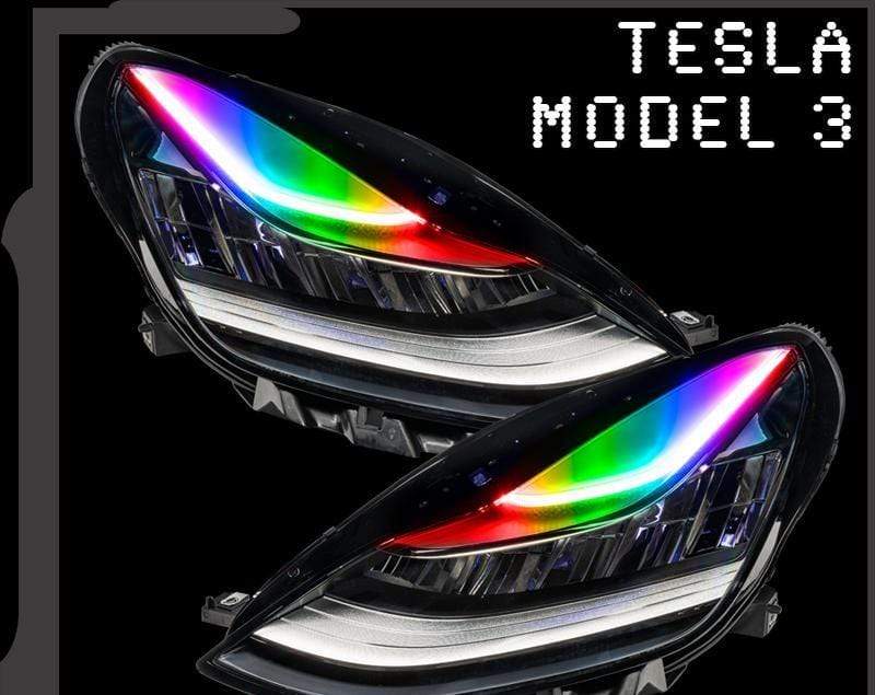 Oracle DRL Headlight RGB / Bluetooth Controller 2017-2020 TESLA MODEL 3 ORACLE COLORSHIFT HEADLIGHT DRL UPGRADE