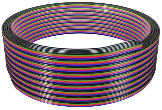 RGB Halo Kits 4 Pin LED Cable Wire | 32.8ft | 18AWG