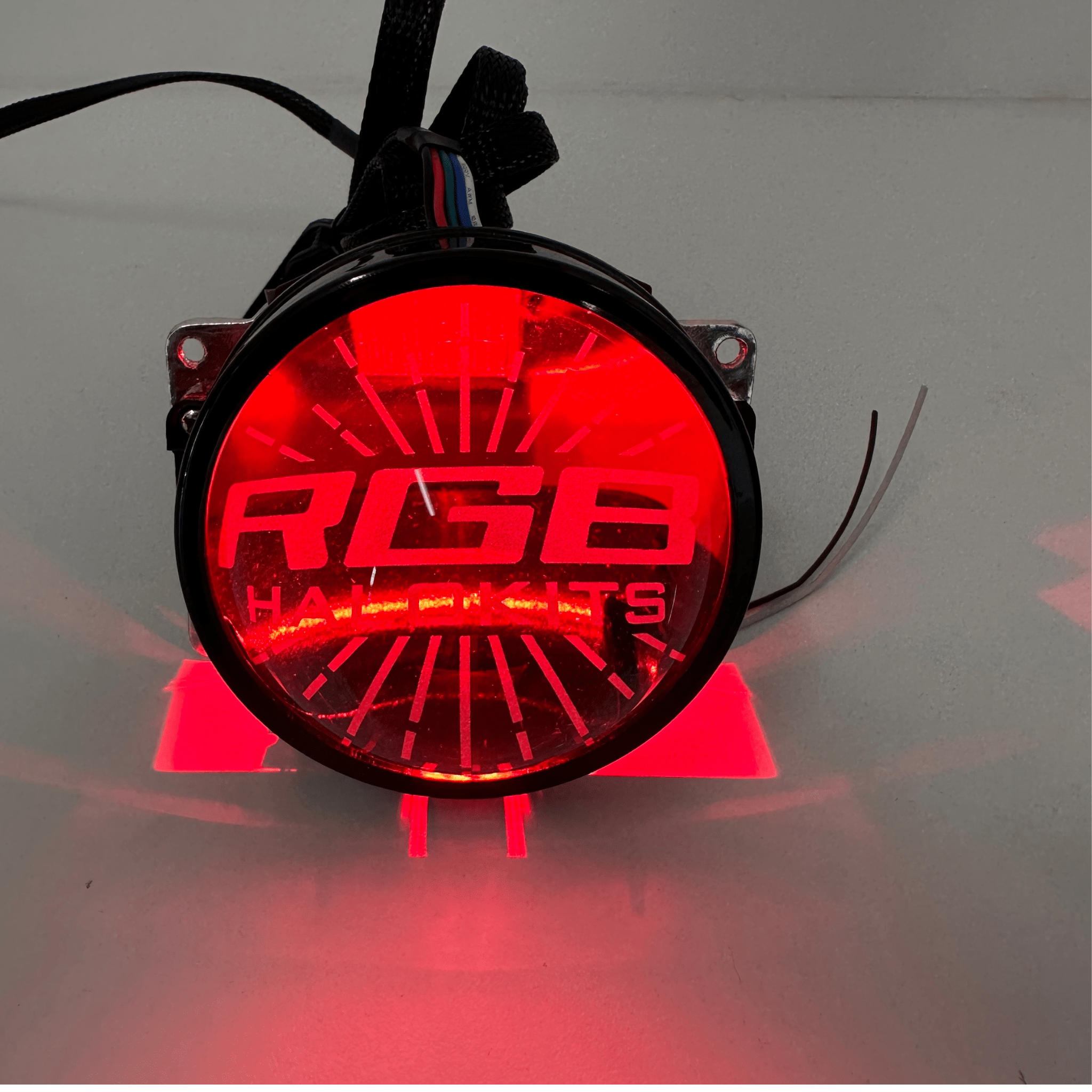 Multicolor Demon Eyes | RGBW - RGB Halo Kits Multicolor Flow Series Color Chasing RGBWA LED headlight kit Oracle Lighting Trendz OneUpLighting Morimoto theretrofitsource AutoLEDTech Diode Dynamics