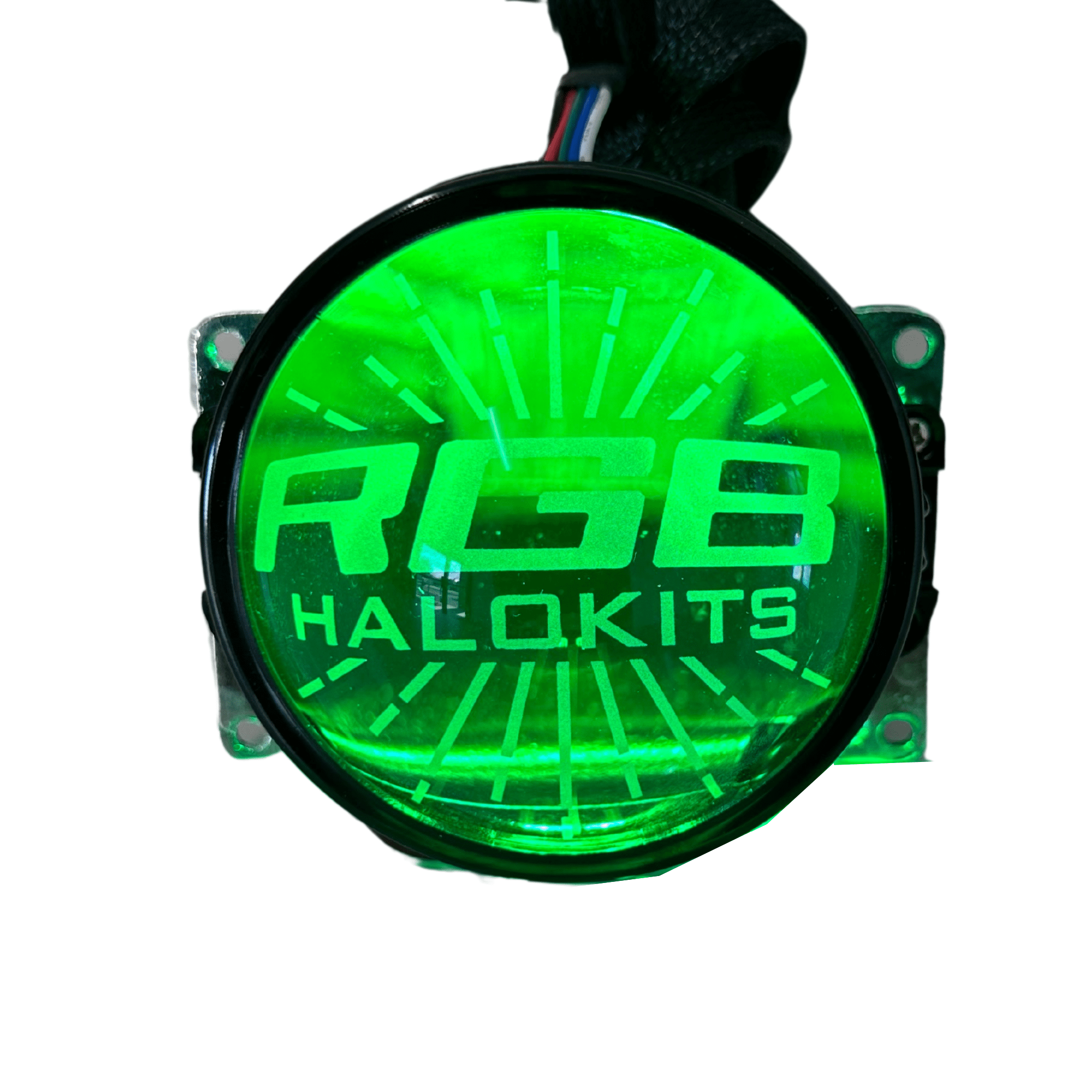 Multicolor Demon Eyes | RGBW - RGB Halo Kits Multicolor Flow Series Color Chasing RGBWA LED headlight kit Oracle Lighting Trendz OneUpLighting Morimoto theretrofitsource AutoLEDTech Diode Dynamics