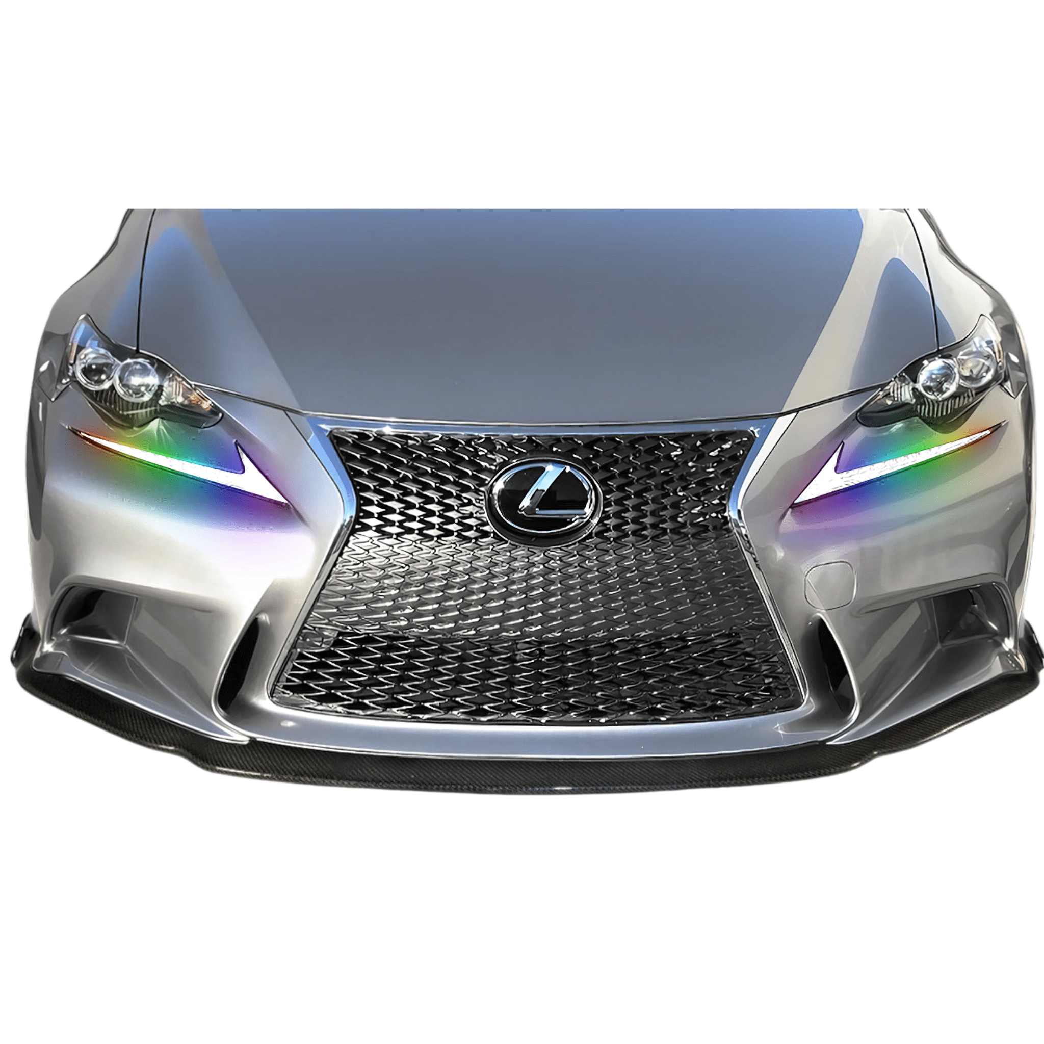 2014-2020 Lexus IS Multicolor Flow Series DRL Boards - RGB Halo Kits Multicolor Flow Series Color Chasing RGBWA LED headlight kit Oracle Lighting Trendz OneUpLighting Morimoto theretrofitsource AutoLEDTech Diode Dynamics