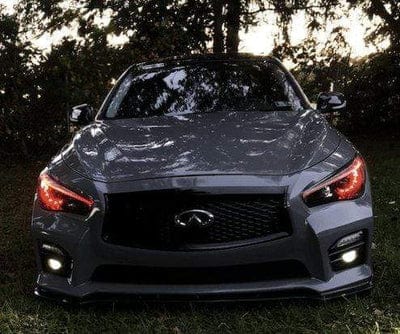 2014-2023 Infiniti Q50 Multicolor DRL Boards - RGB Halo Kits Multicolor Flow Series Color Chasing RGBWA LED headlight kit Oracle Lighting Trendz OneUpLighting Morimoto theretrofitsource AutoLEDTech Diode Dynamics