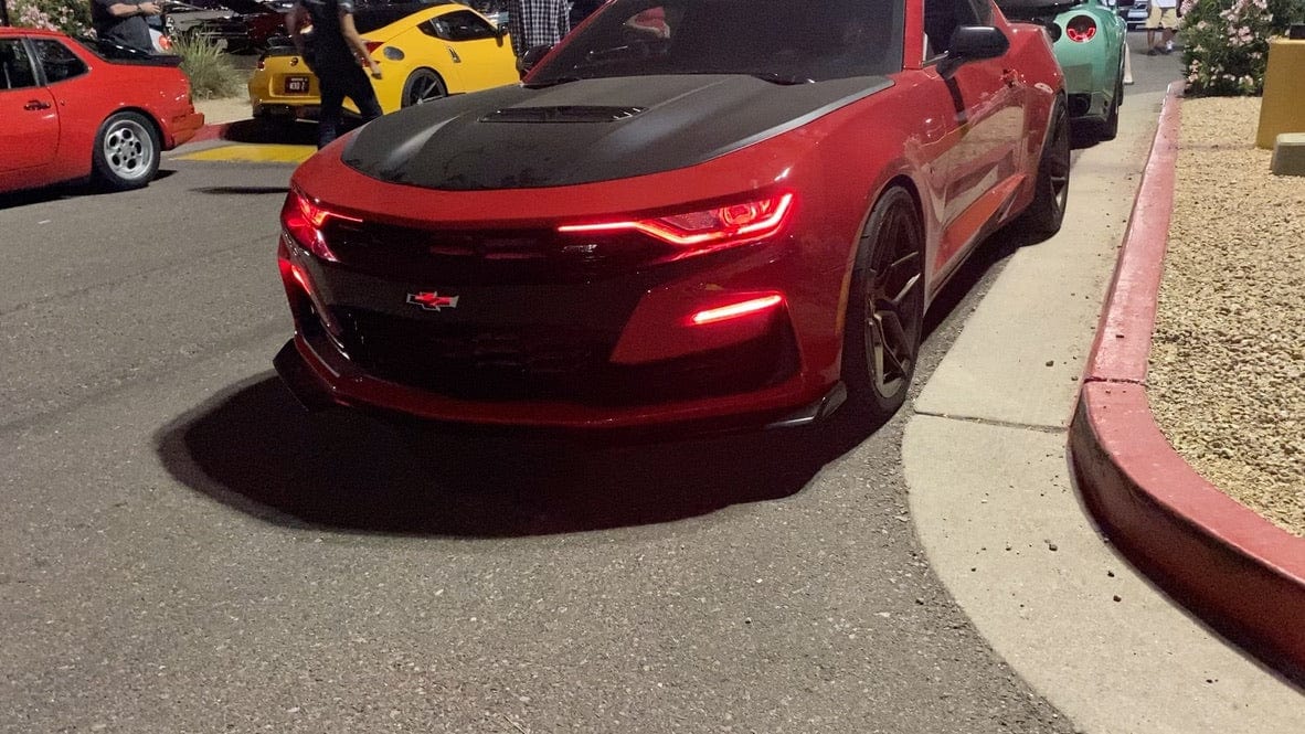 2019-2023 Chevrolet Camaro RS/SS RGBW DRL Boards - RGB Halo Kits Multicolor Flow Series Color Chasing RGBWA LED headlight kit Oracle Lighting Trendz OneUpLighting Morimoto theretrofitsource AutoLEDTech Diode Dynamics