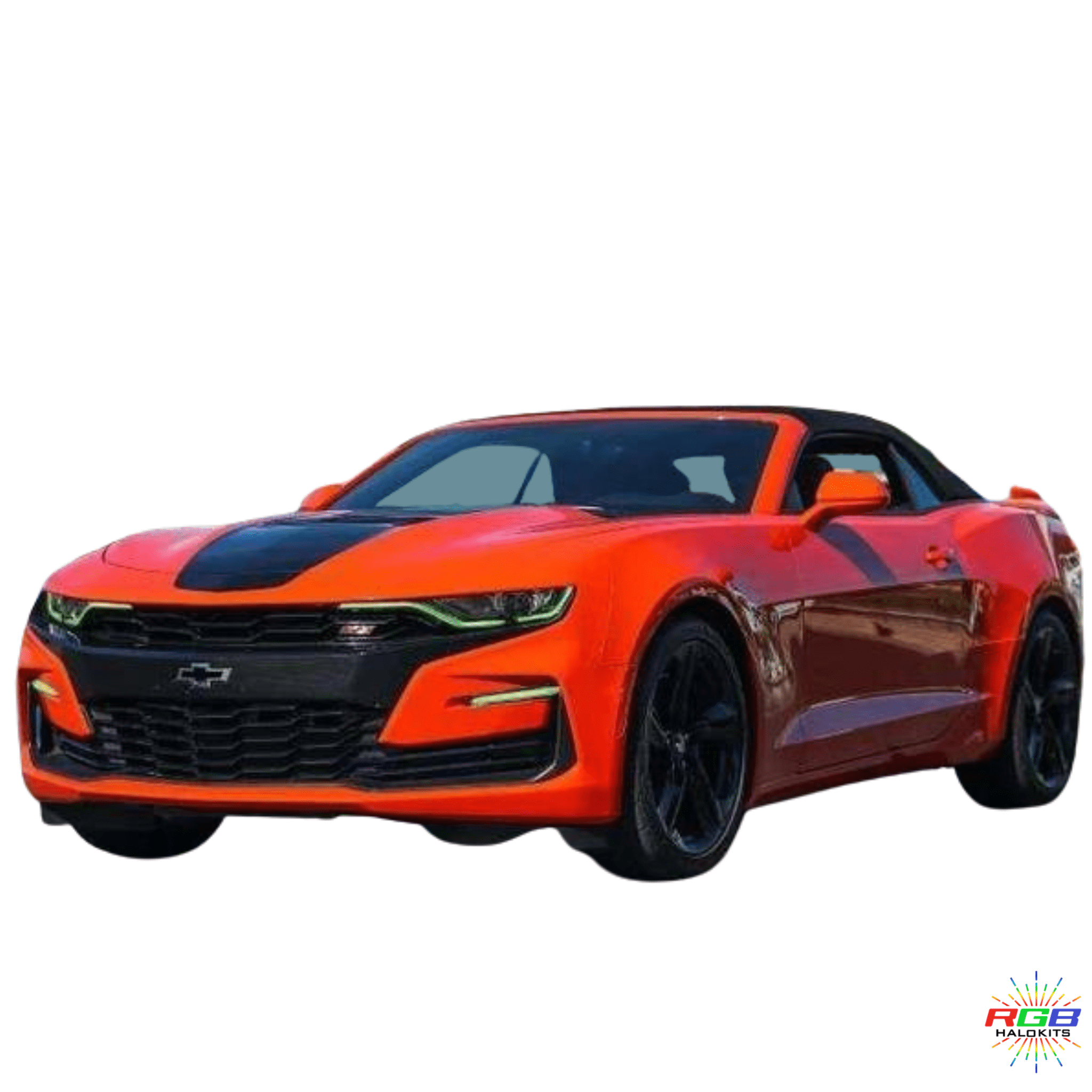 2019-2023 Chevrolet Camaro RS/SS RGBW DRL Boards - RGB Halo Kits Multicolor Flow Series Color Chasing RGBWA LED headlight kit Oracle Lighting Trendz OneUpLighting Morimoto theretrofitsource AutoLEDTech Diode Dynamics